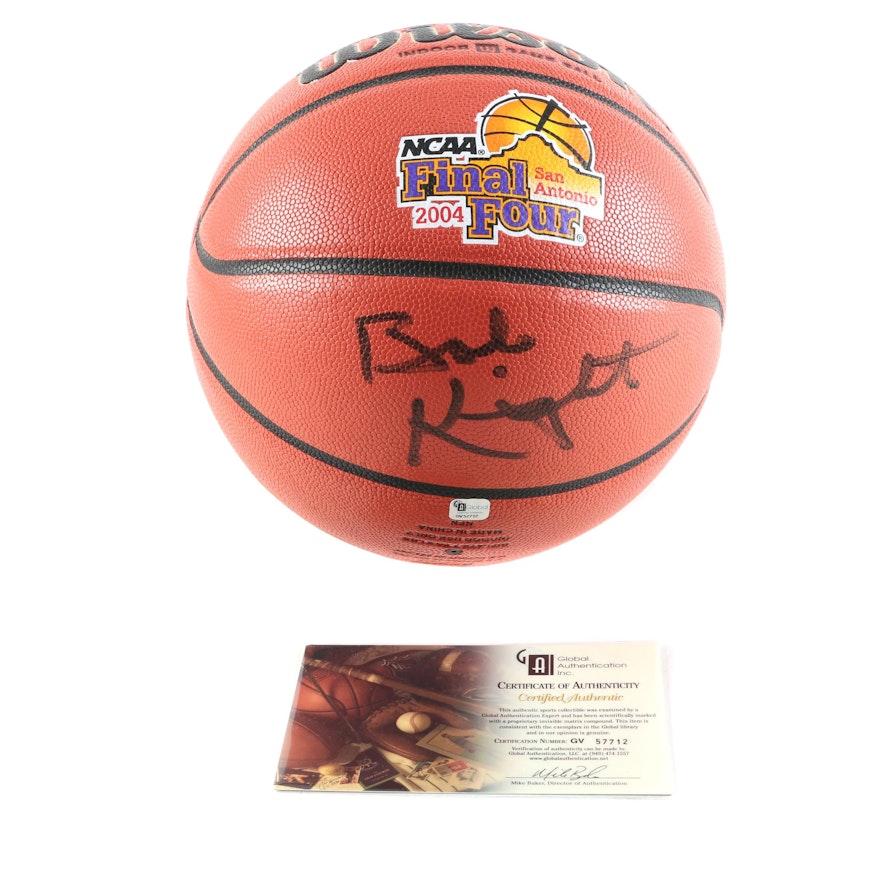 Bobby Knight Autographed 2004 NCAA Final Four Basketball