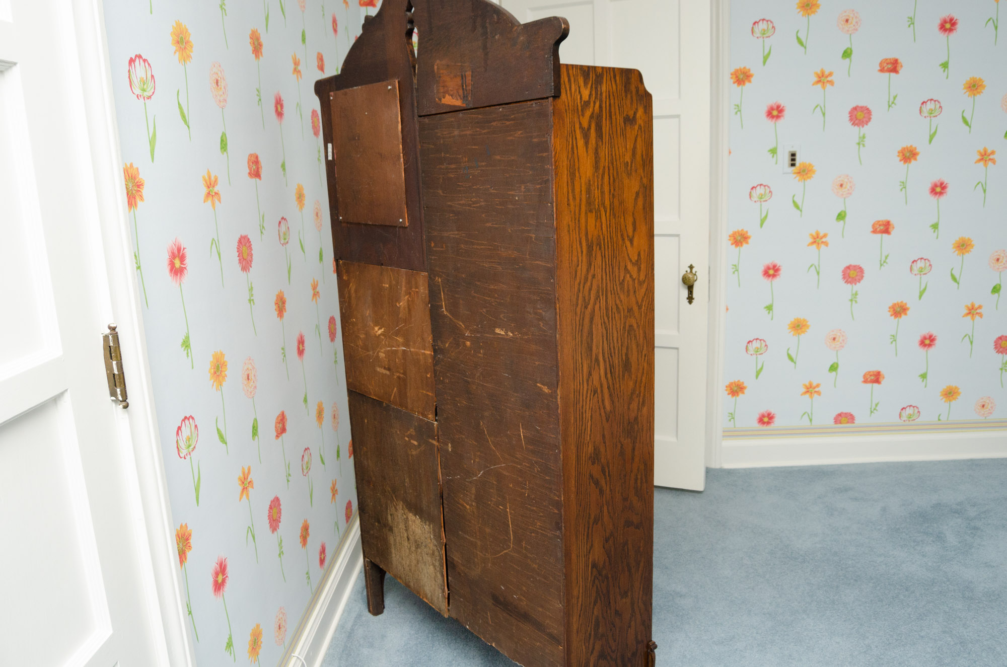 Antique Side-by-Side Bookcase Secretary
