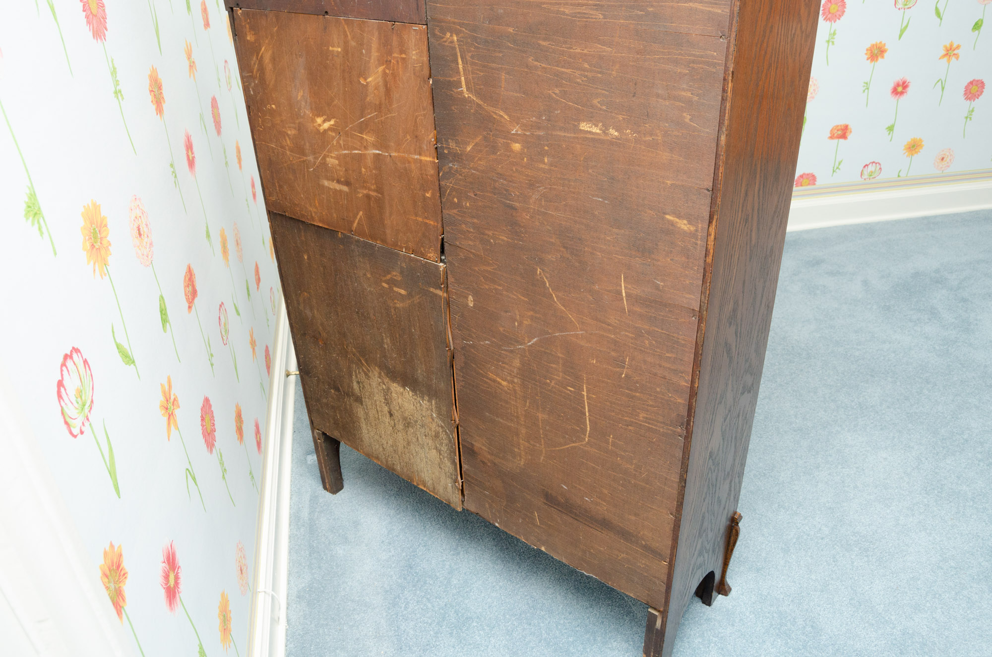 Antique Side-by-Side Bookcase Secretary
