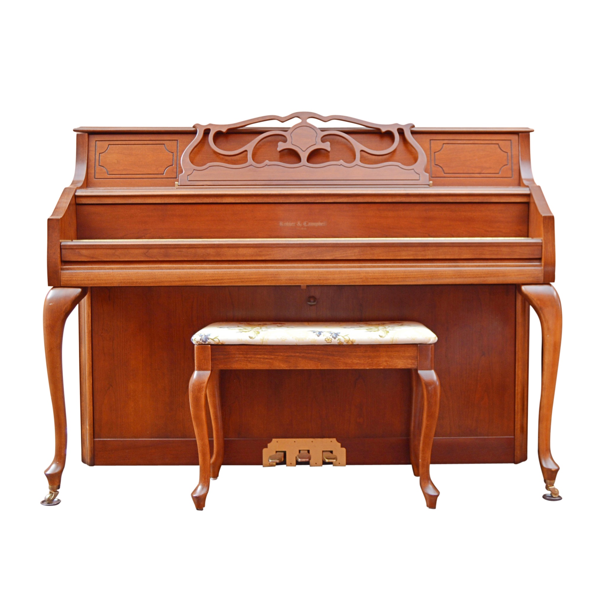 Kohler & Campbell Console Piano and Bench