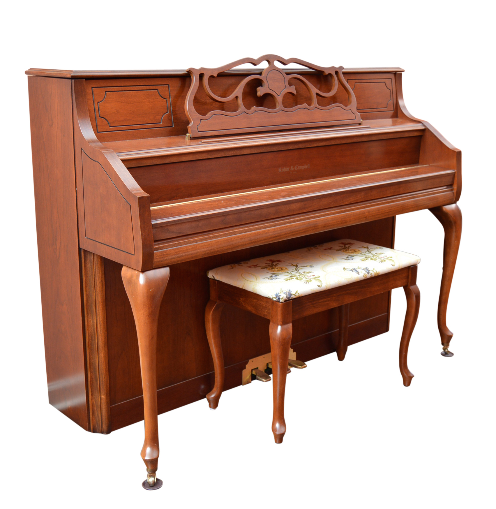 Kohler & Campbell Console Piano and Bench