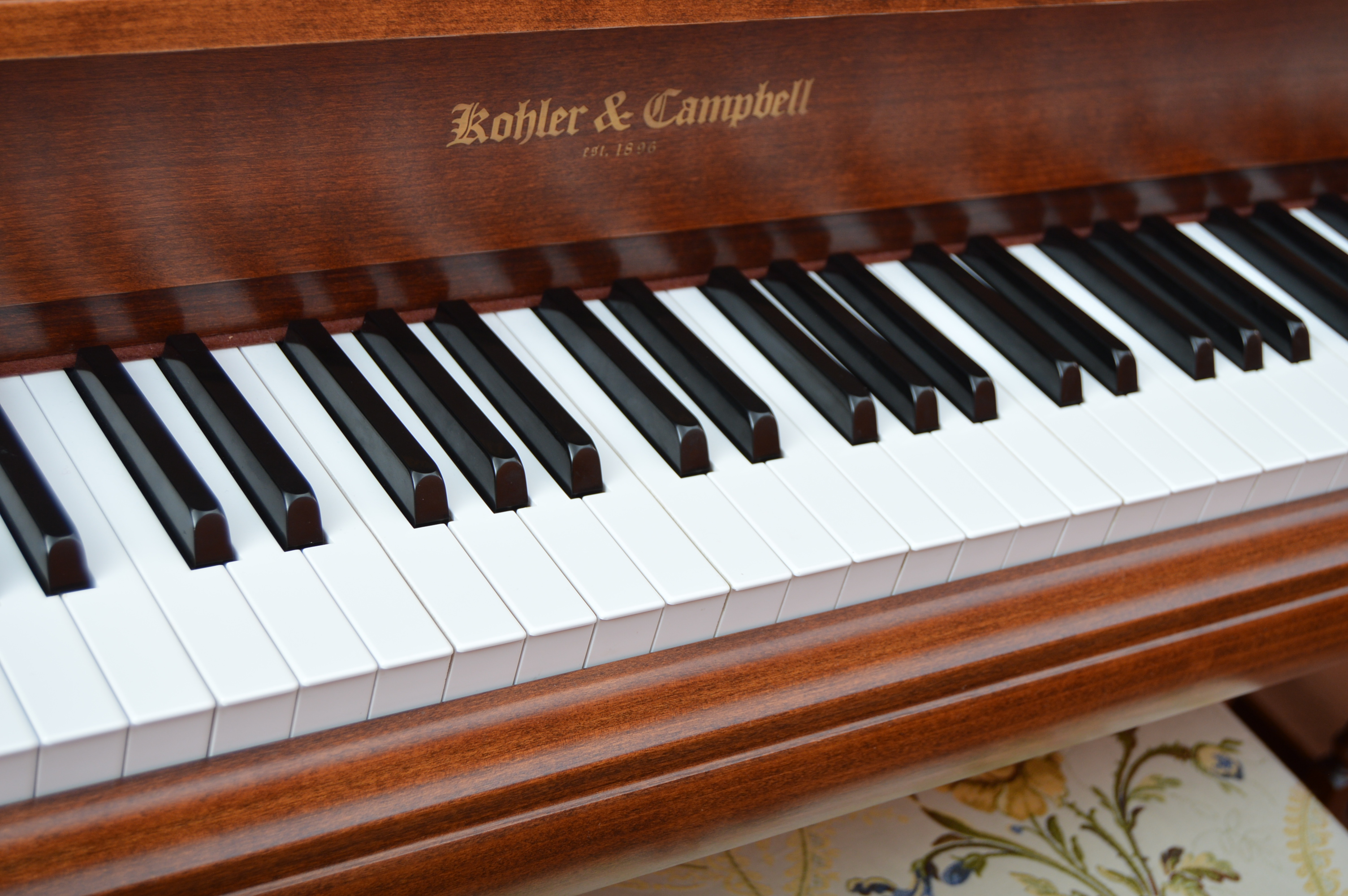 Kohler & Campbell Console Piano and Bench