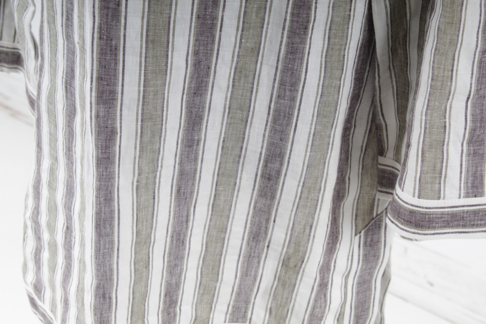 Tory Burch Striped Linen Tunic