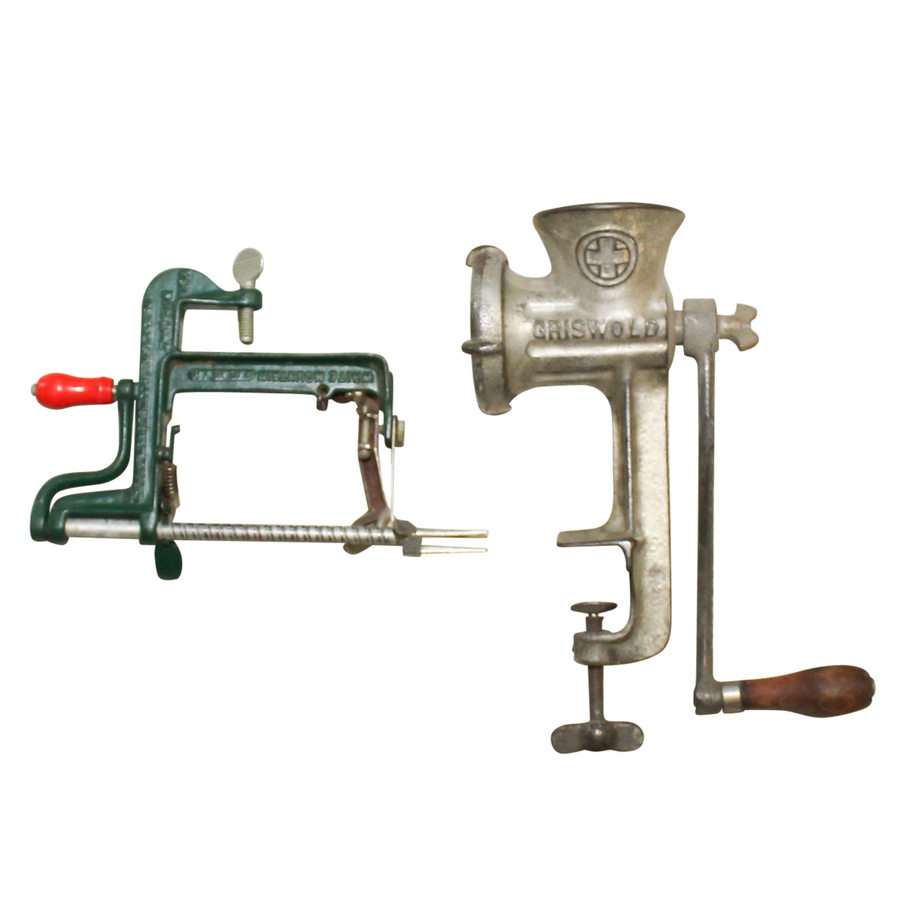 Vintage Meat Grinder and White Mountain Apple Corer