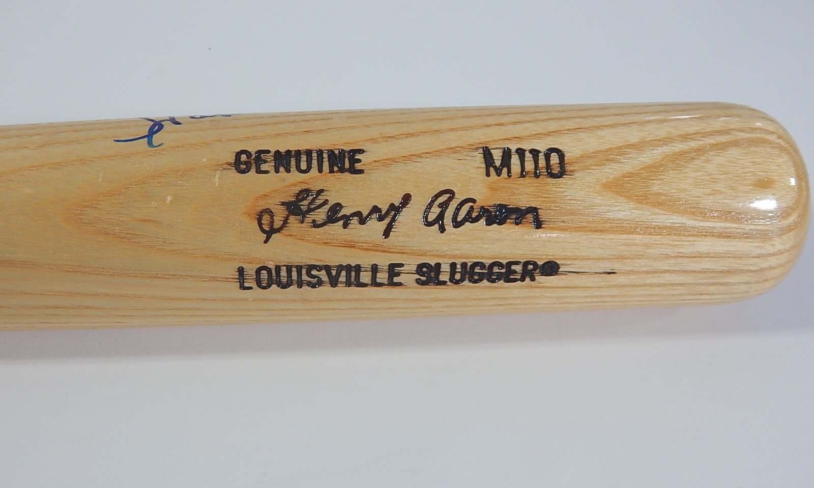 Hank Aaron Signed 125 Louisville Slugger Powerized Genuine M110 Baseball Bat