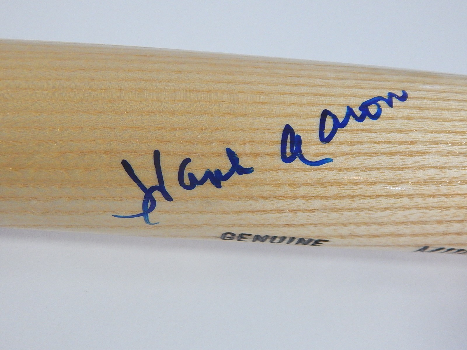 Hank Aaron Signed 125 Louisville Slugger Powerized Genuine M110 Baseball Bat