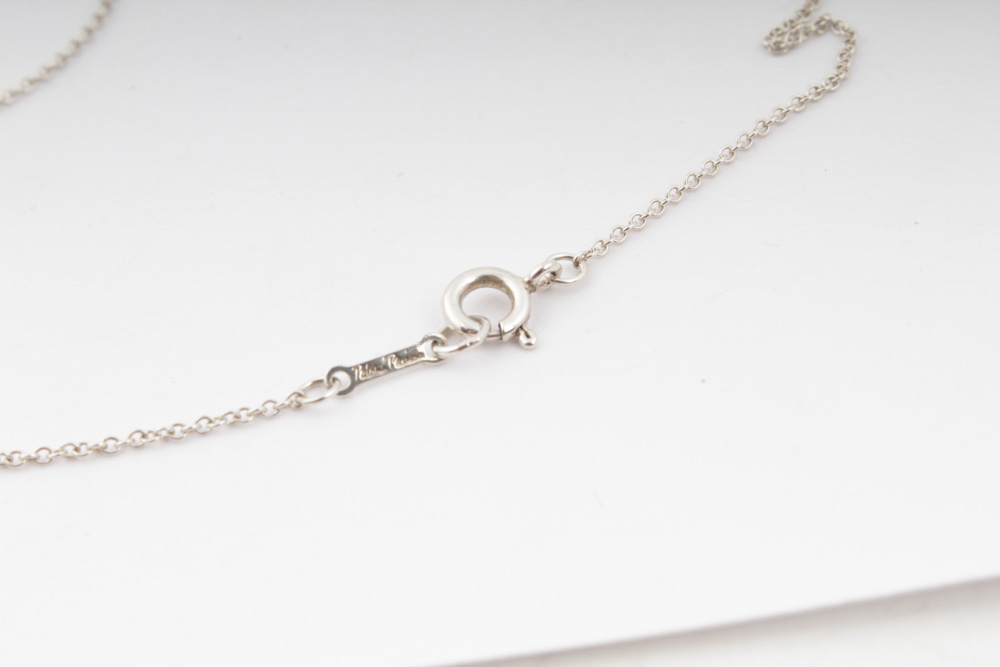 Tiffany & Co. Paloma Picasso Sterling Silver Heart Necklace