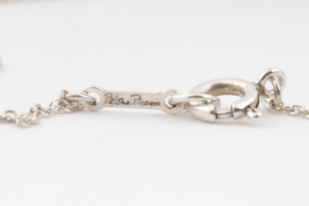 Tiffany & Co. Paloma Picasso Sterling Silver Heart Necklace