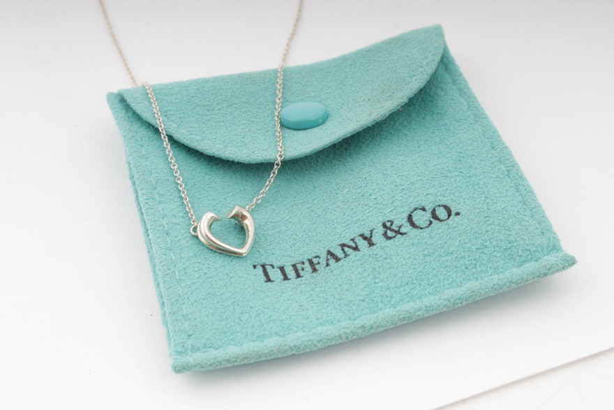 Tiffany & Co. Paloma Picasso Sterling Silver Heart Necklace