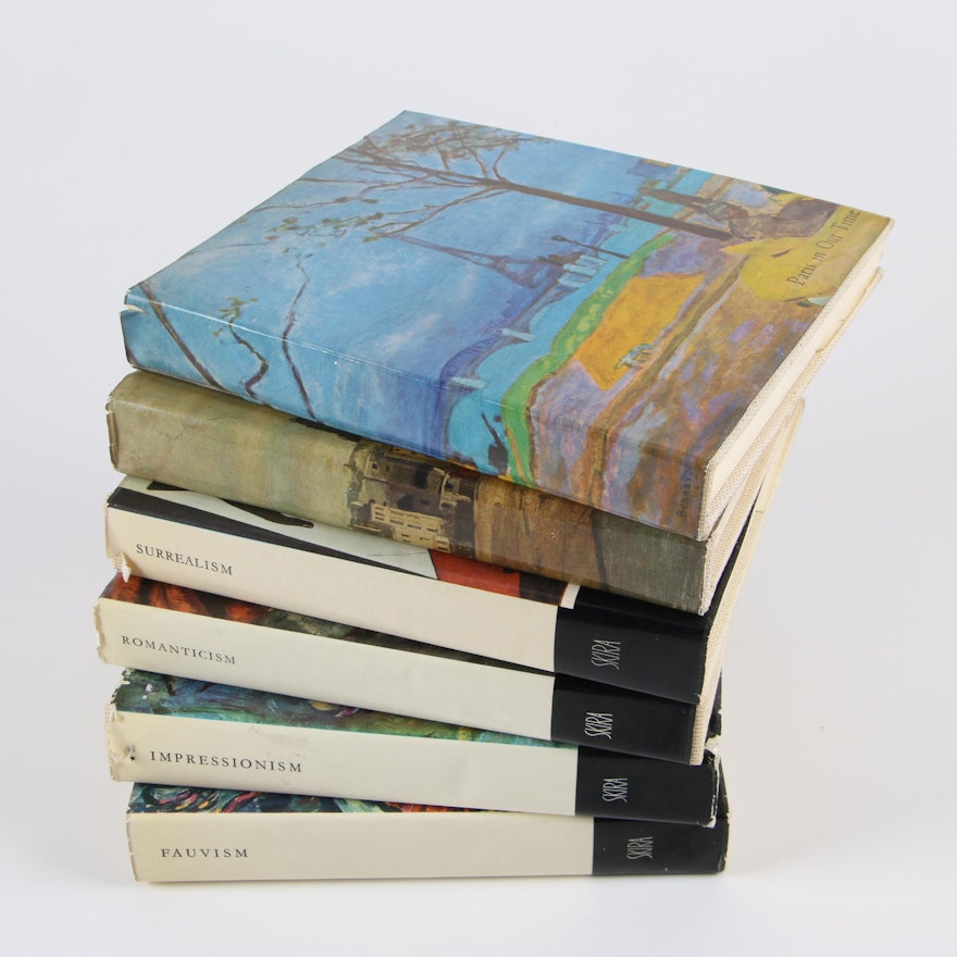 Skira Art Books including "Paris in Our Time" and "Paris in the Past"