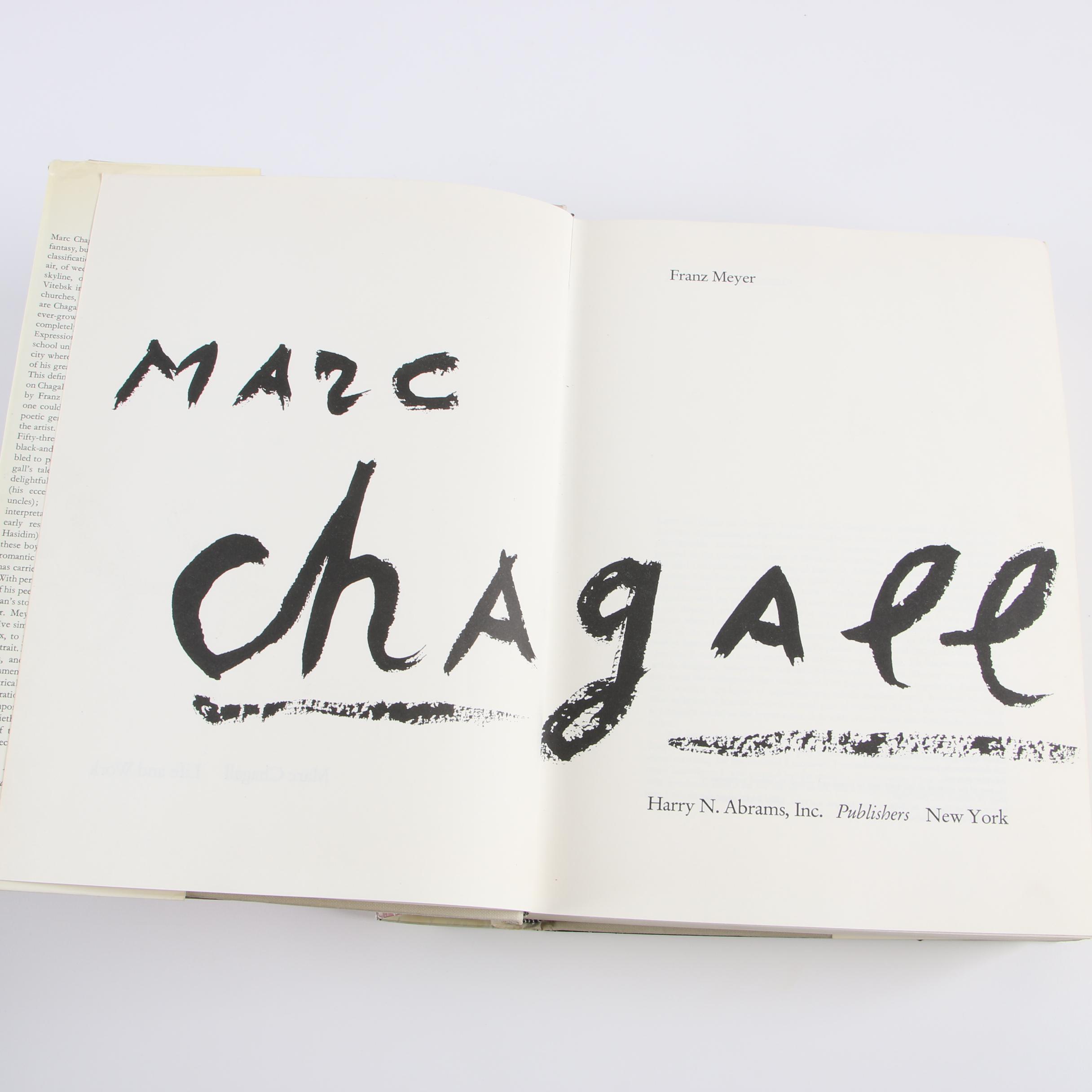 Marc Chagall Art Books