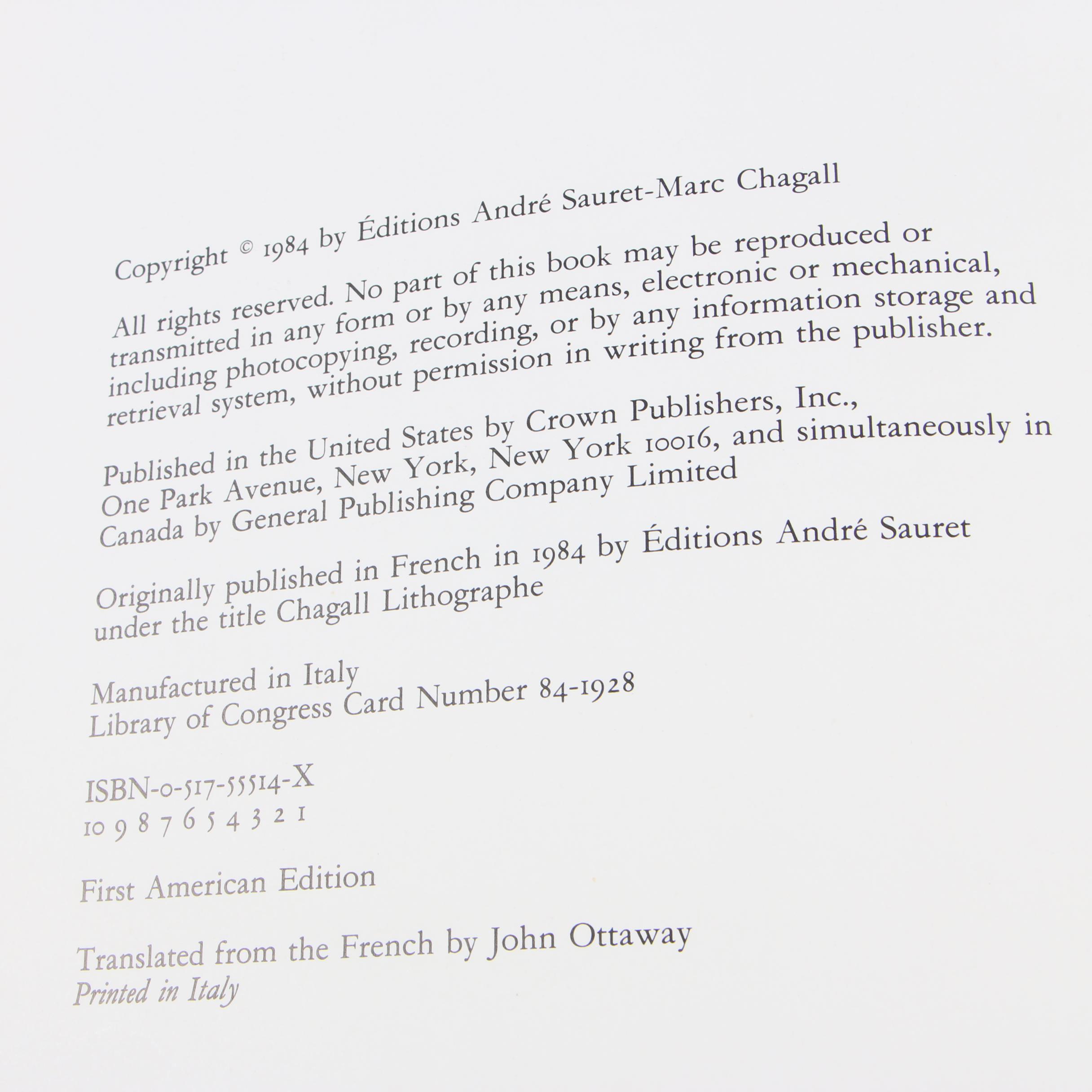 Marc Chagall Art Books