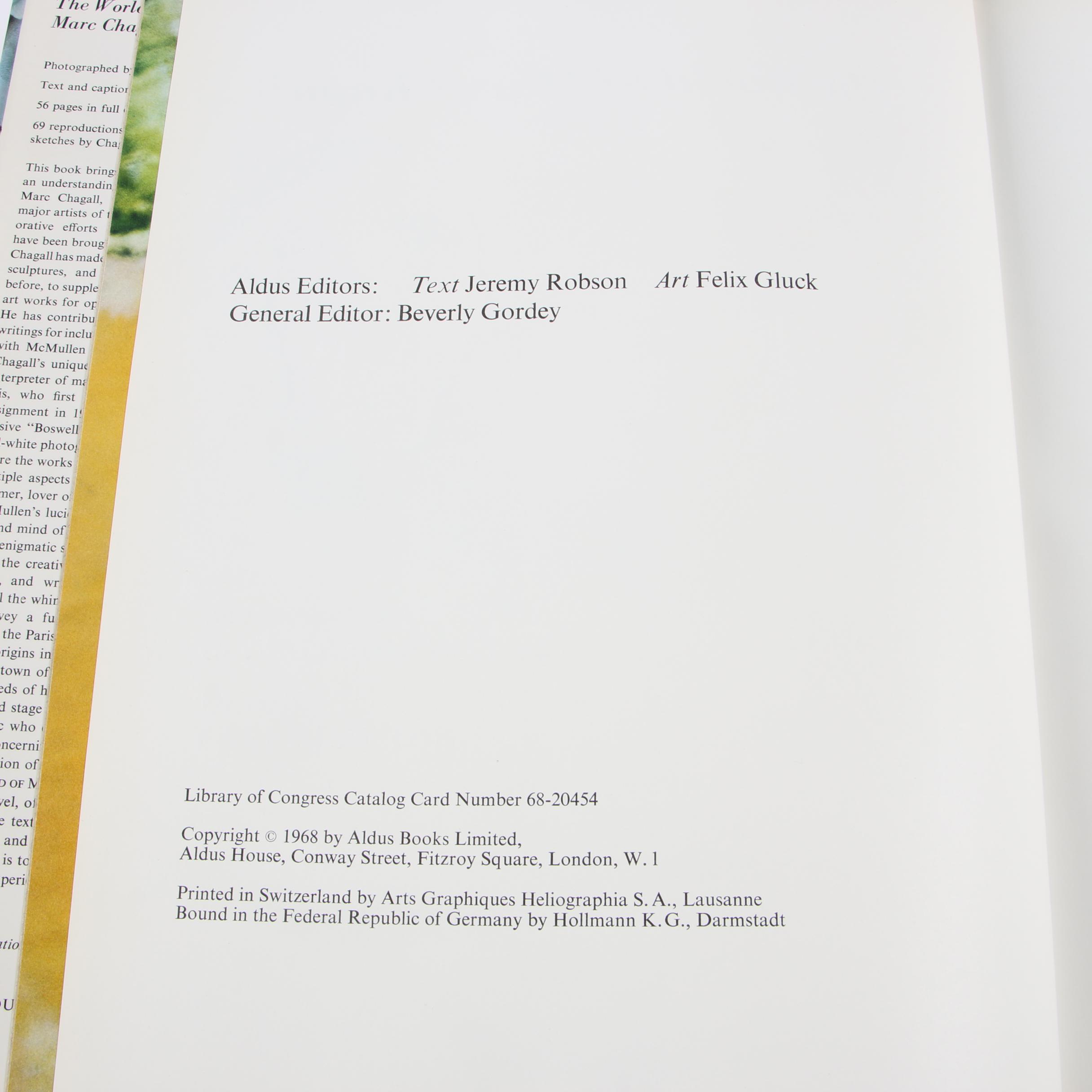 Marc Chagall Art Books