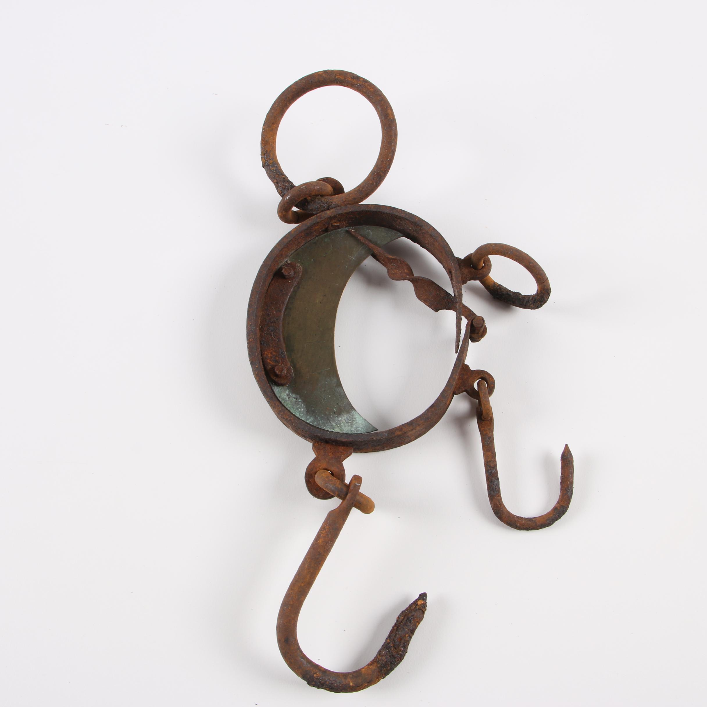 Antique "Buffalo Hide" Ranch-Use Spring Balance Scales