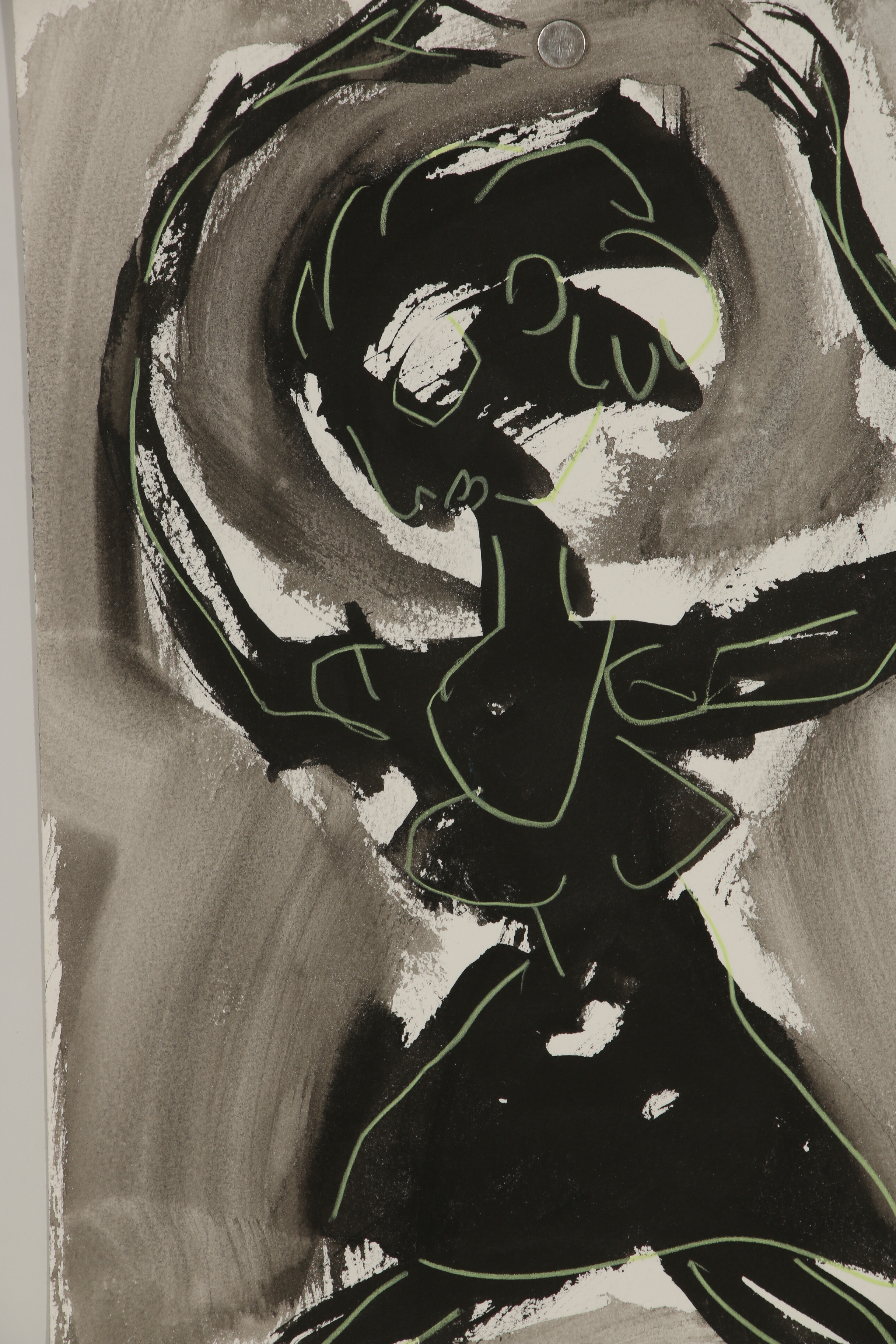 Merle Rosen Mixed Media Figure Paintings