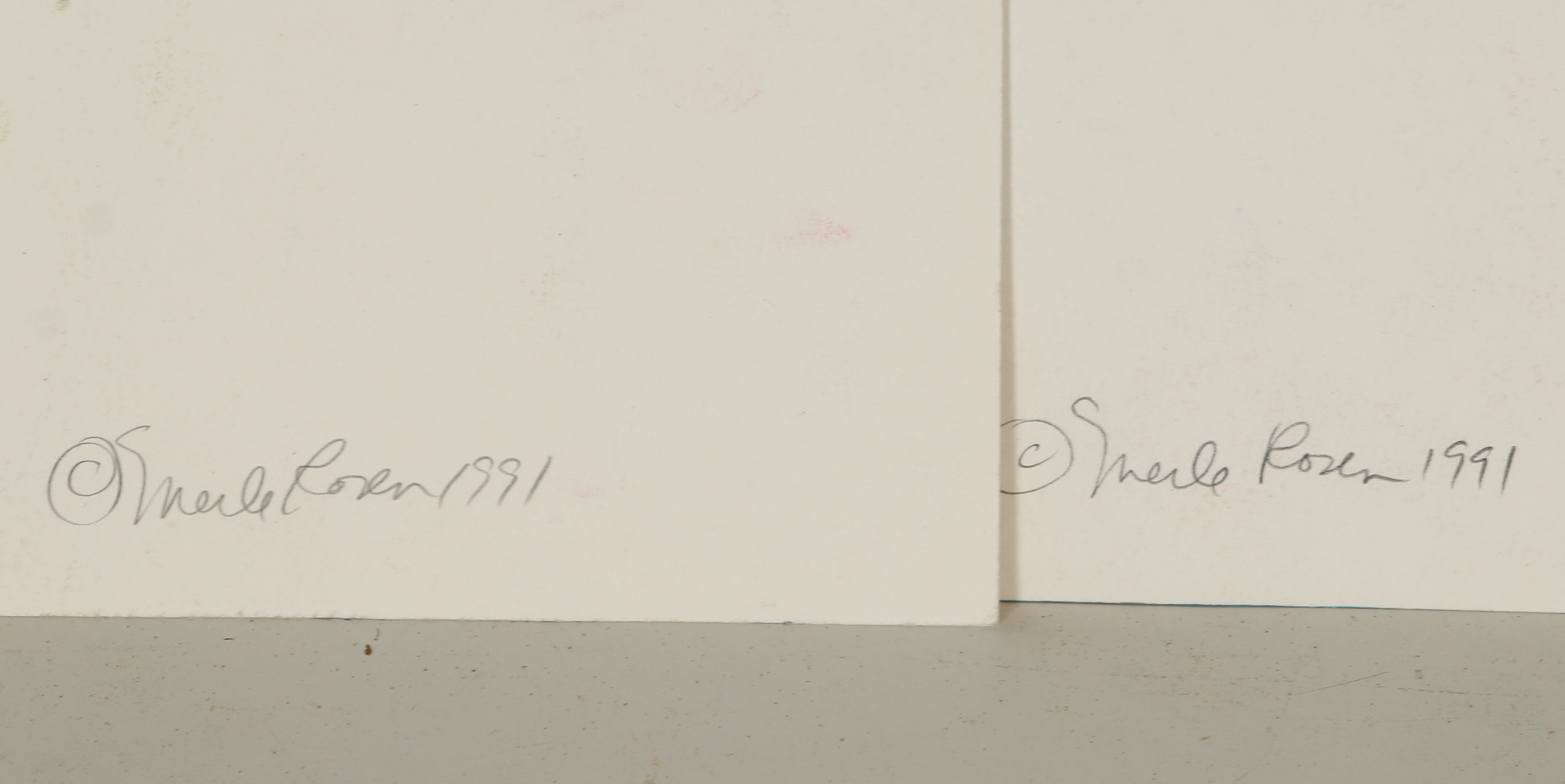 Merle Rosen Mixed Media Figure Paintings