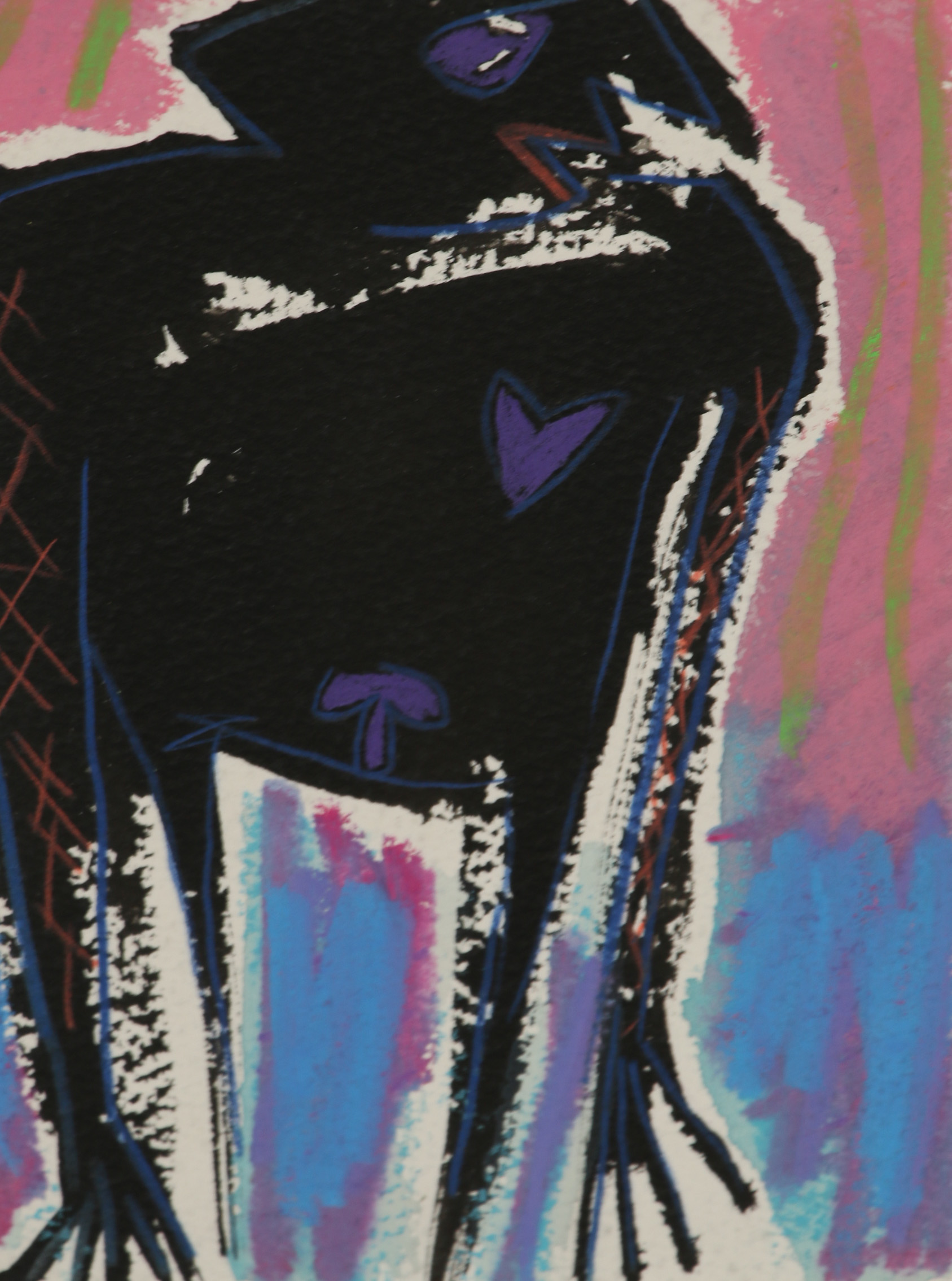 Merle Rosen Mixed Media Figure Paintings