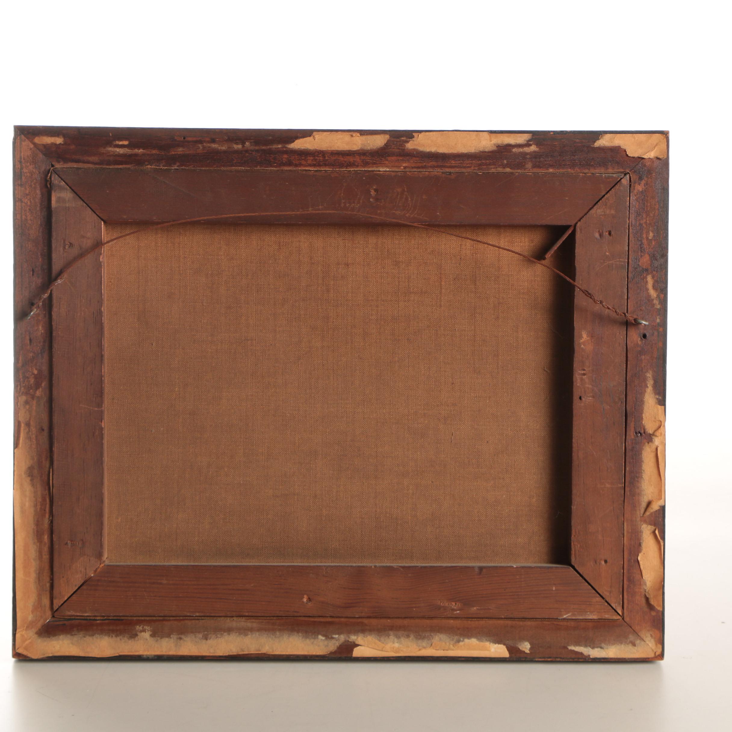 American School, Water Fowl, Oil Painting on Canvas, 19th Century