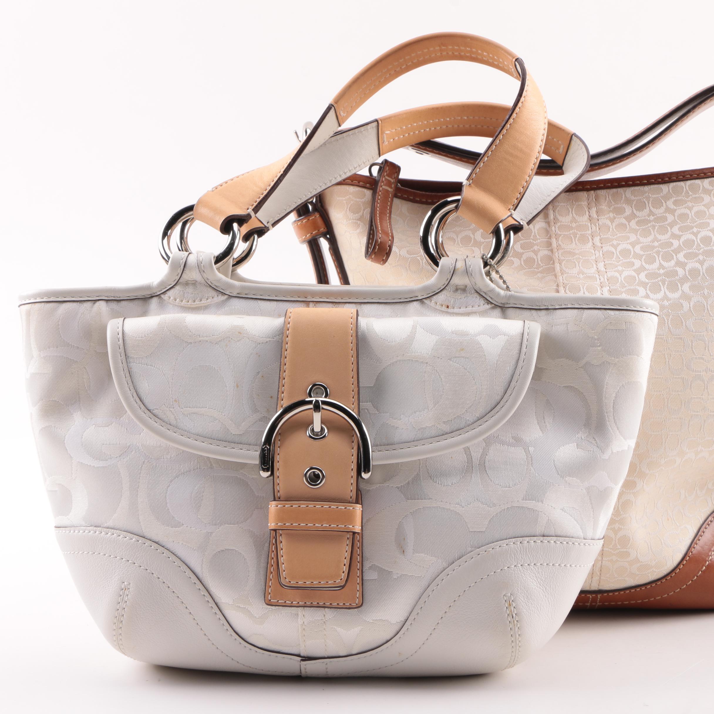 Coach Signature Canvas Handbags Including Soho Optic Mini Tote