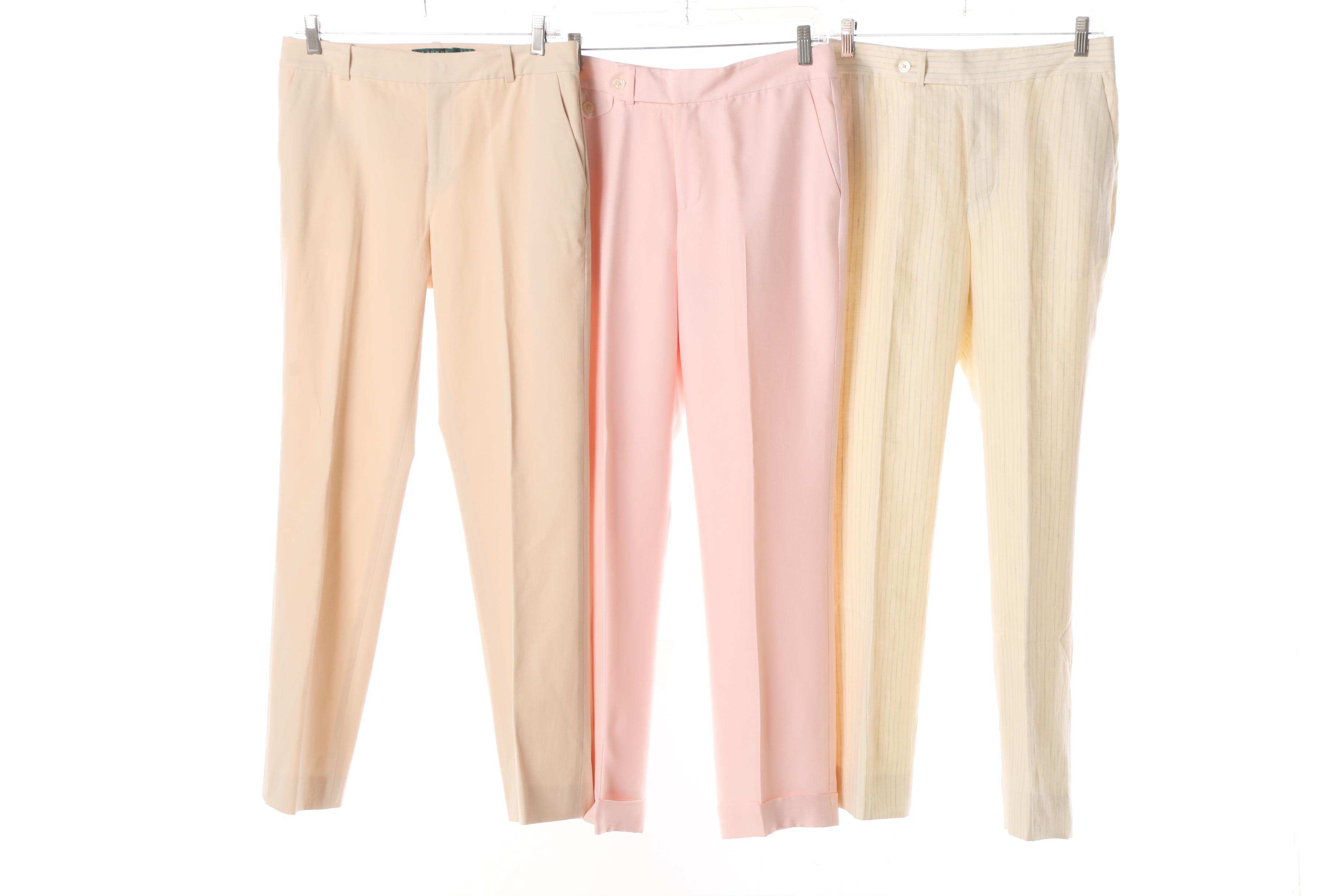 Women's Lauren Ralph Lauren and Brooks Brothers Trousers