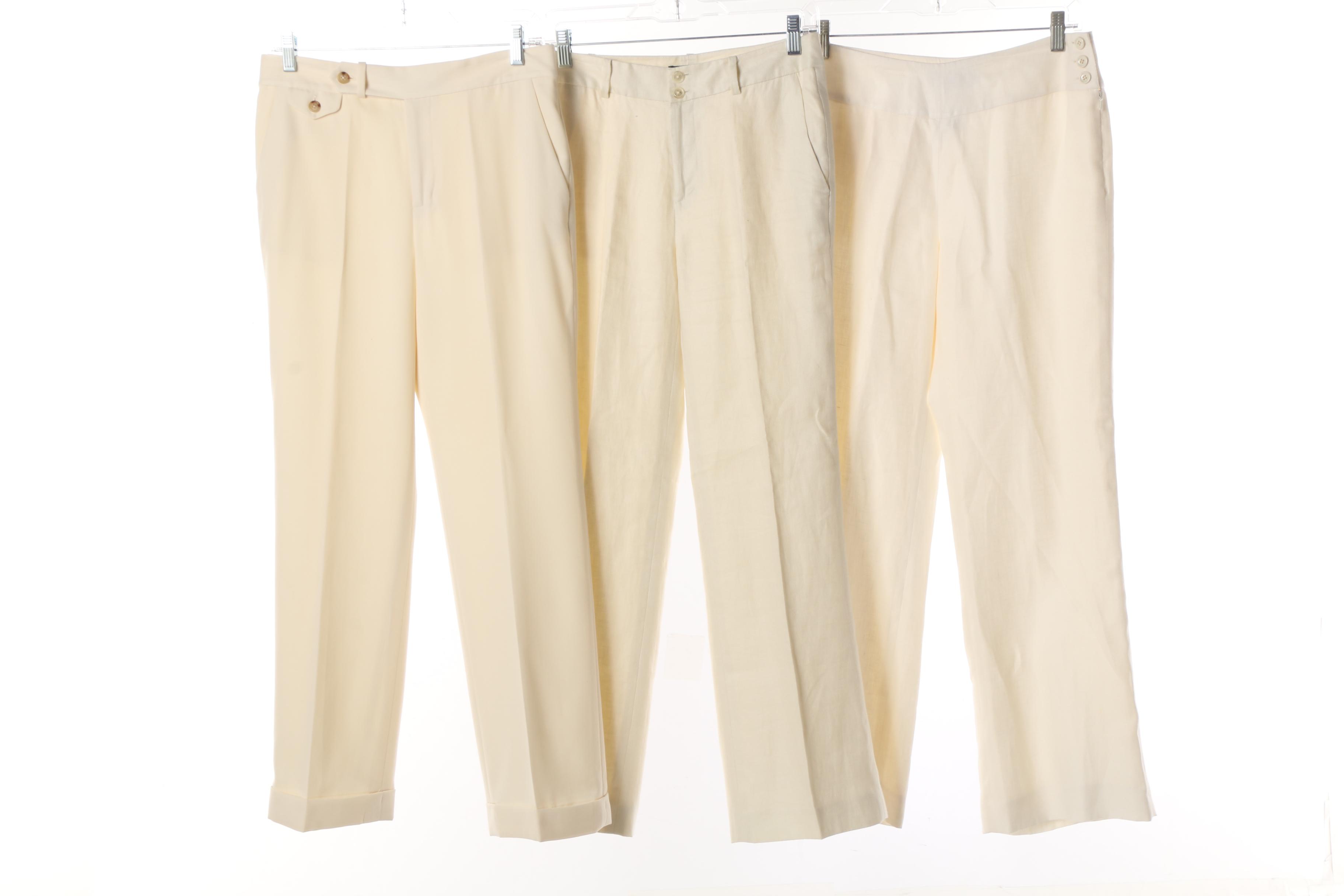 Women's Ralph Lauren Brands and Brooks Brothers Dress Pants