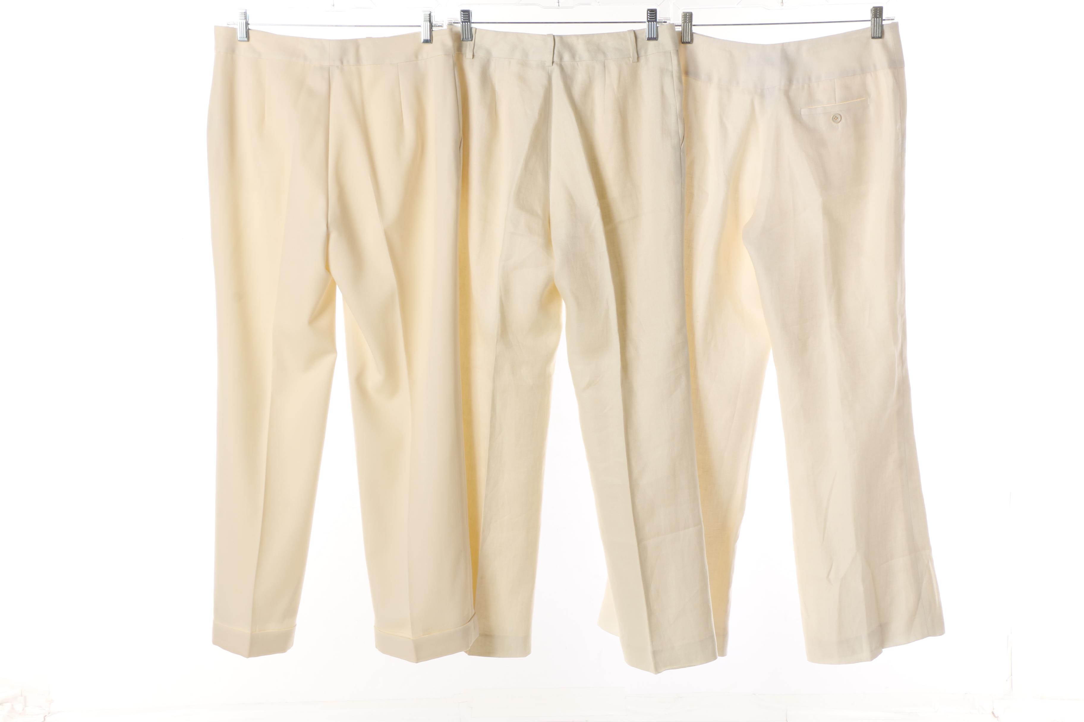 Women's Ralph Lauren Brands and Brooks Brothers Dress Pants