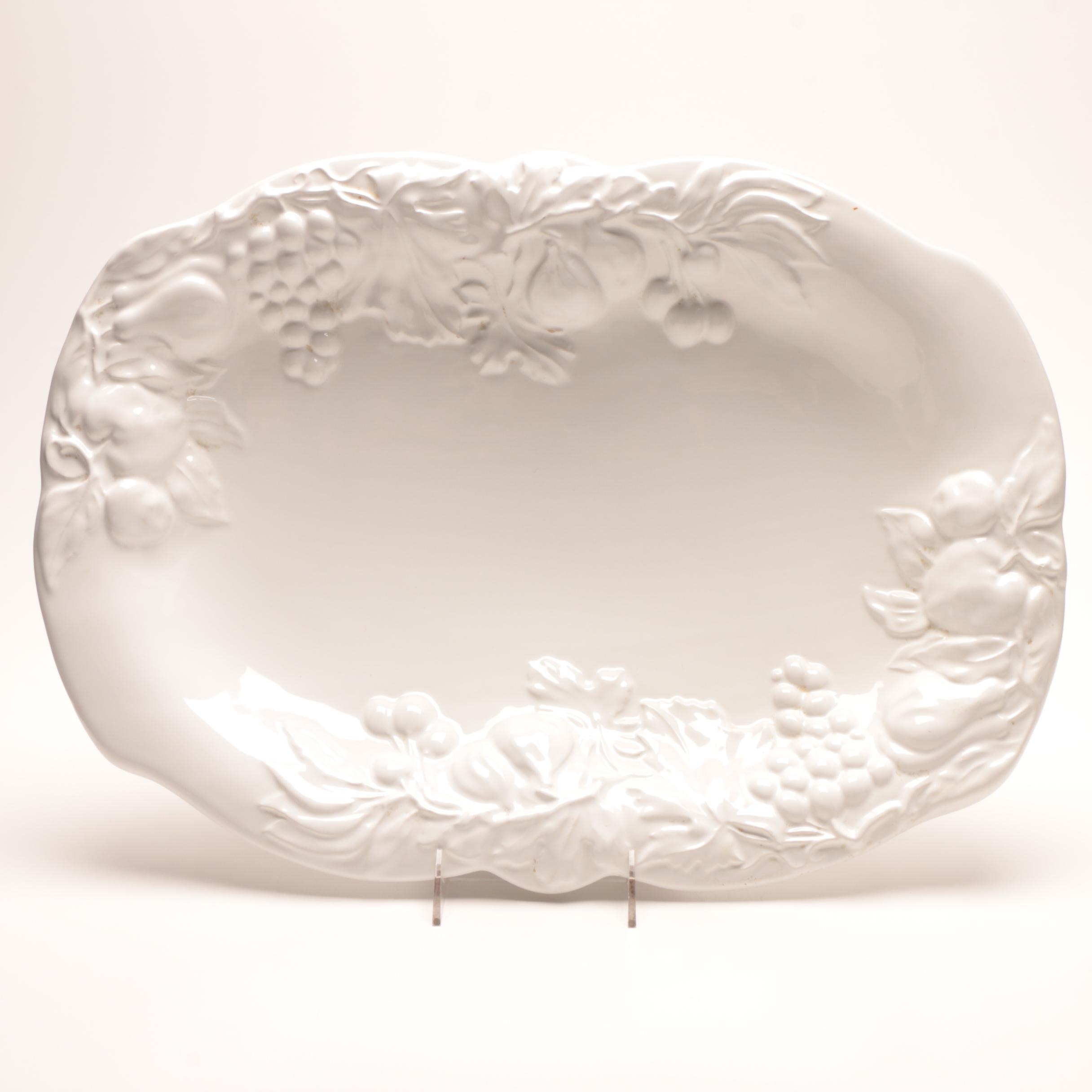 Rosenthal "Martin Freyer" and Alboth & Kaiser Vases with a Turkey Platter