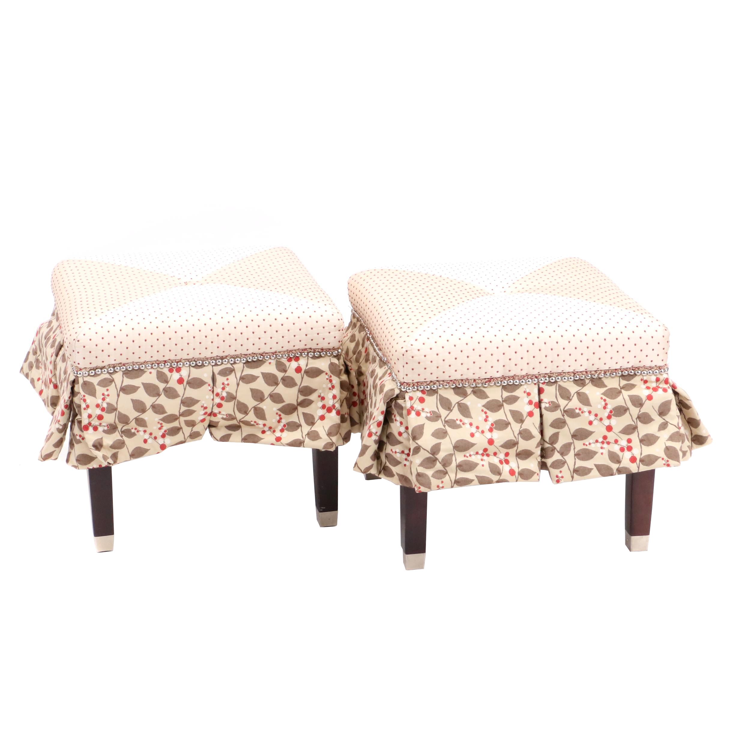 Pair of Contemporary Footstools