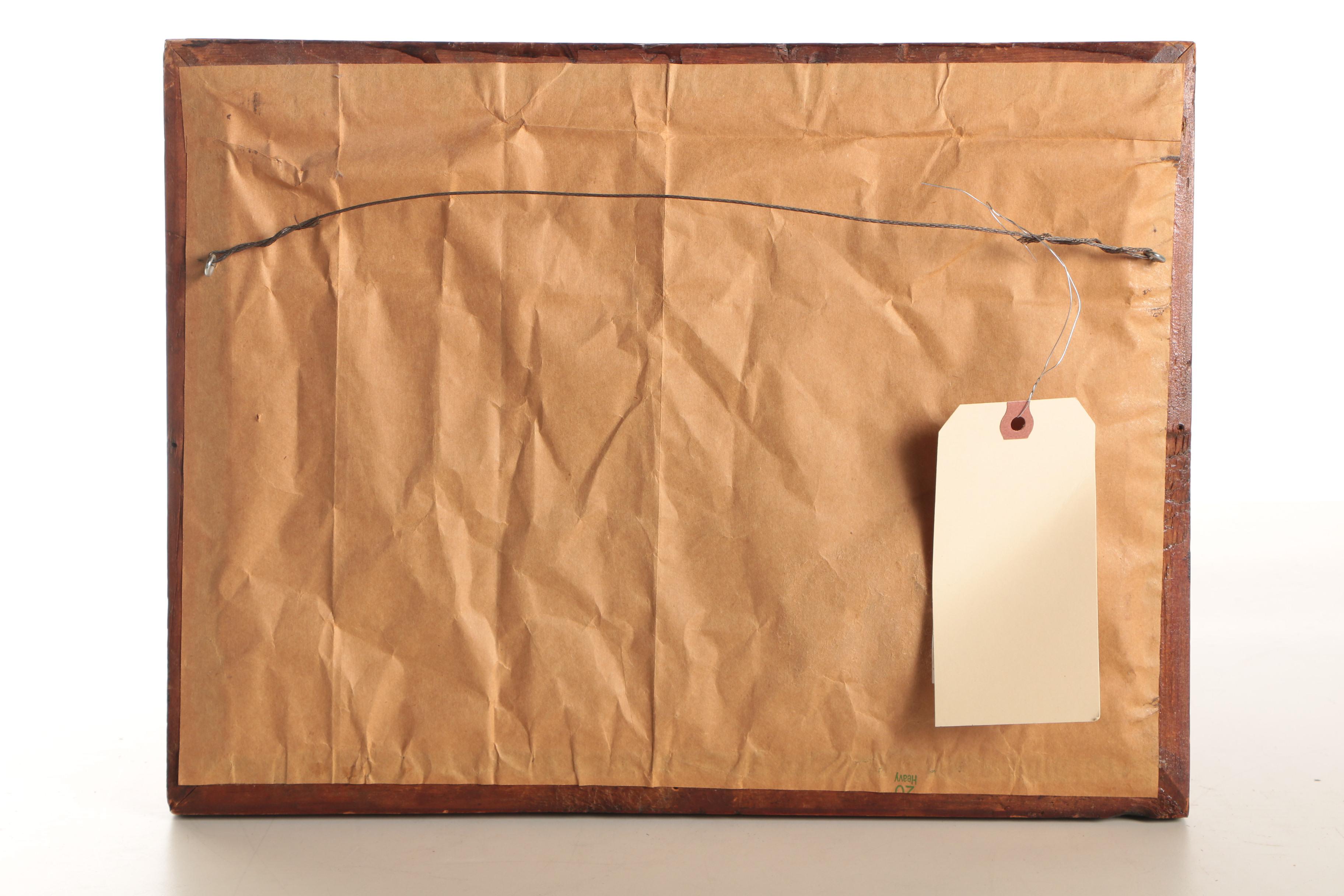 Currier and Ives Hand-Colored Lithograph "Central Park - The Bridge"