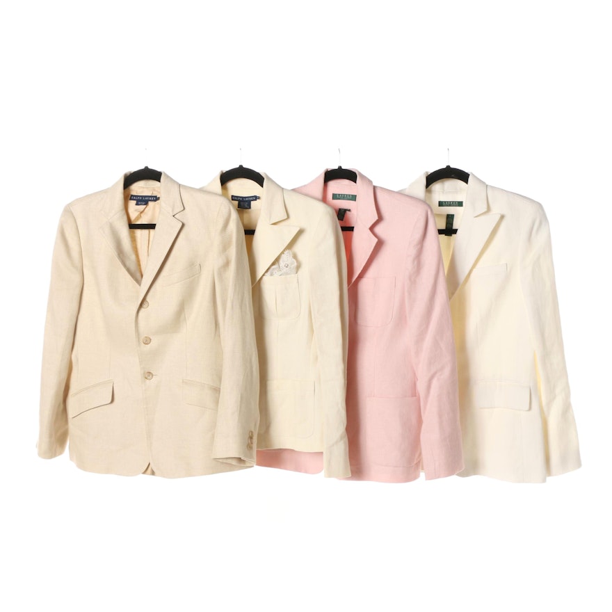 Women's Ralph Lauren Brand Linen Jackets