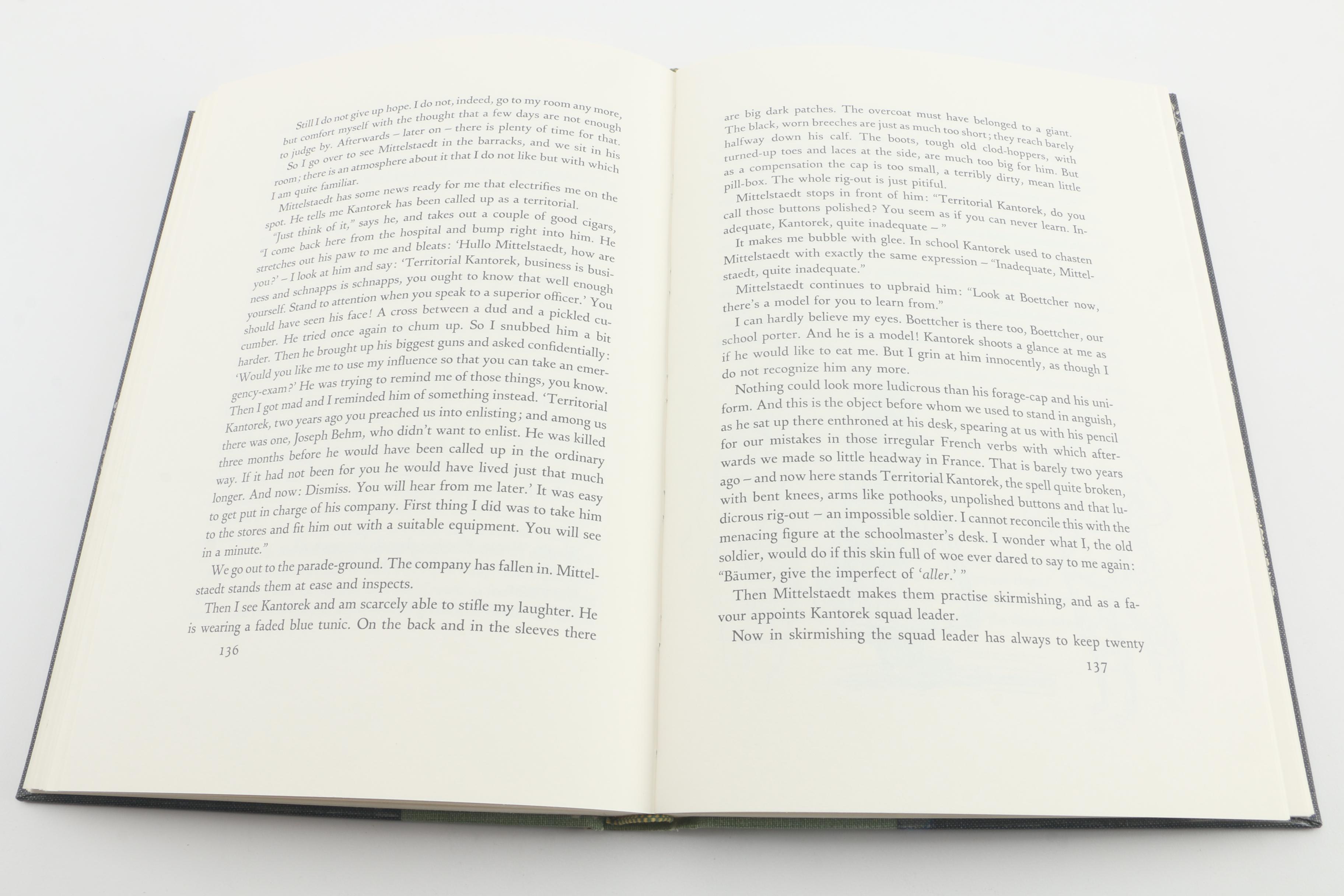 1969 John Groth Signed Heritage Press "All Quiet on the Western Front"