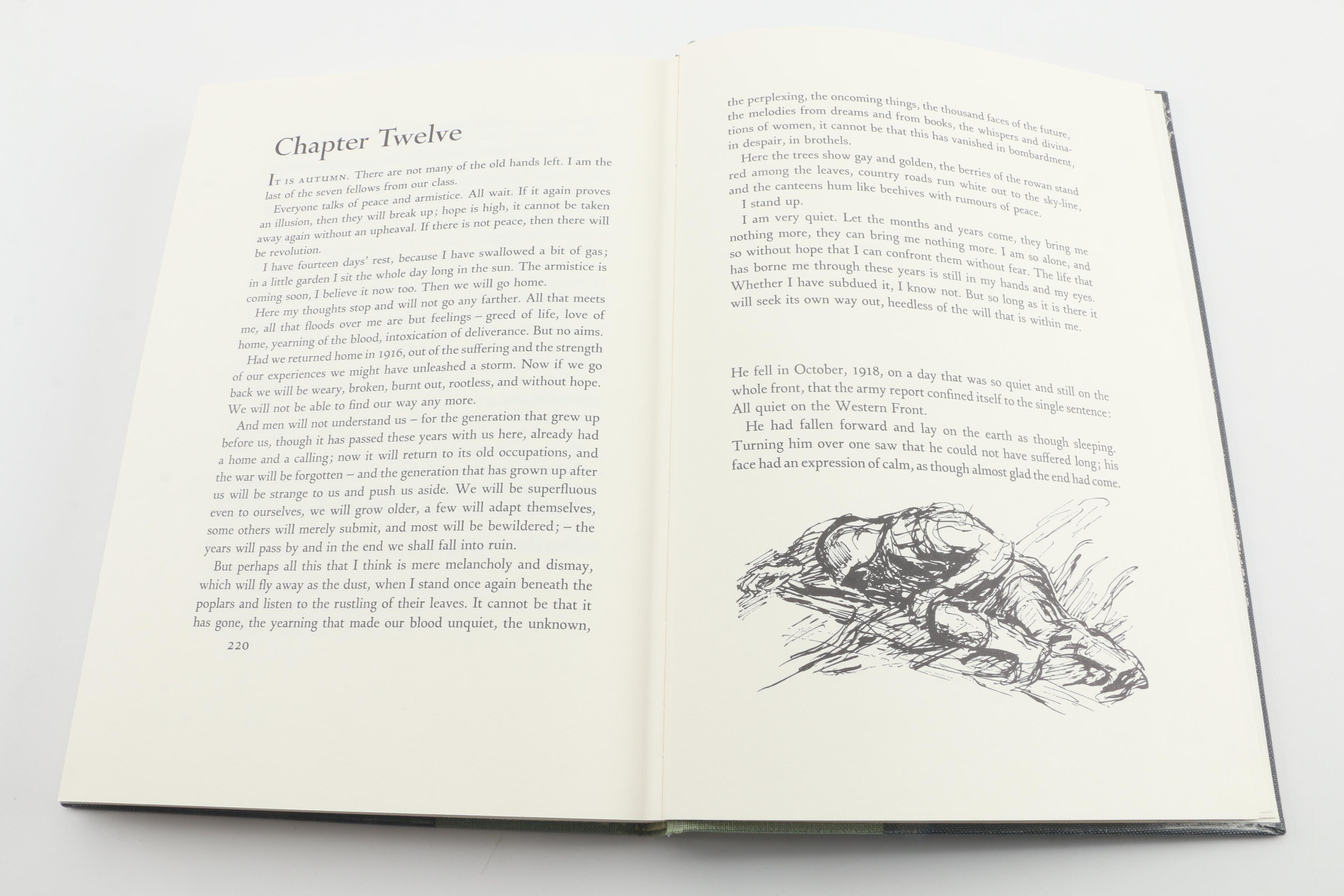 1969 John Groth Signed Heritage Press "All Quiet on the Western Front"