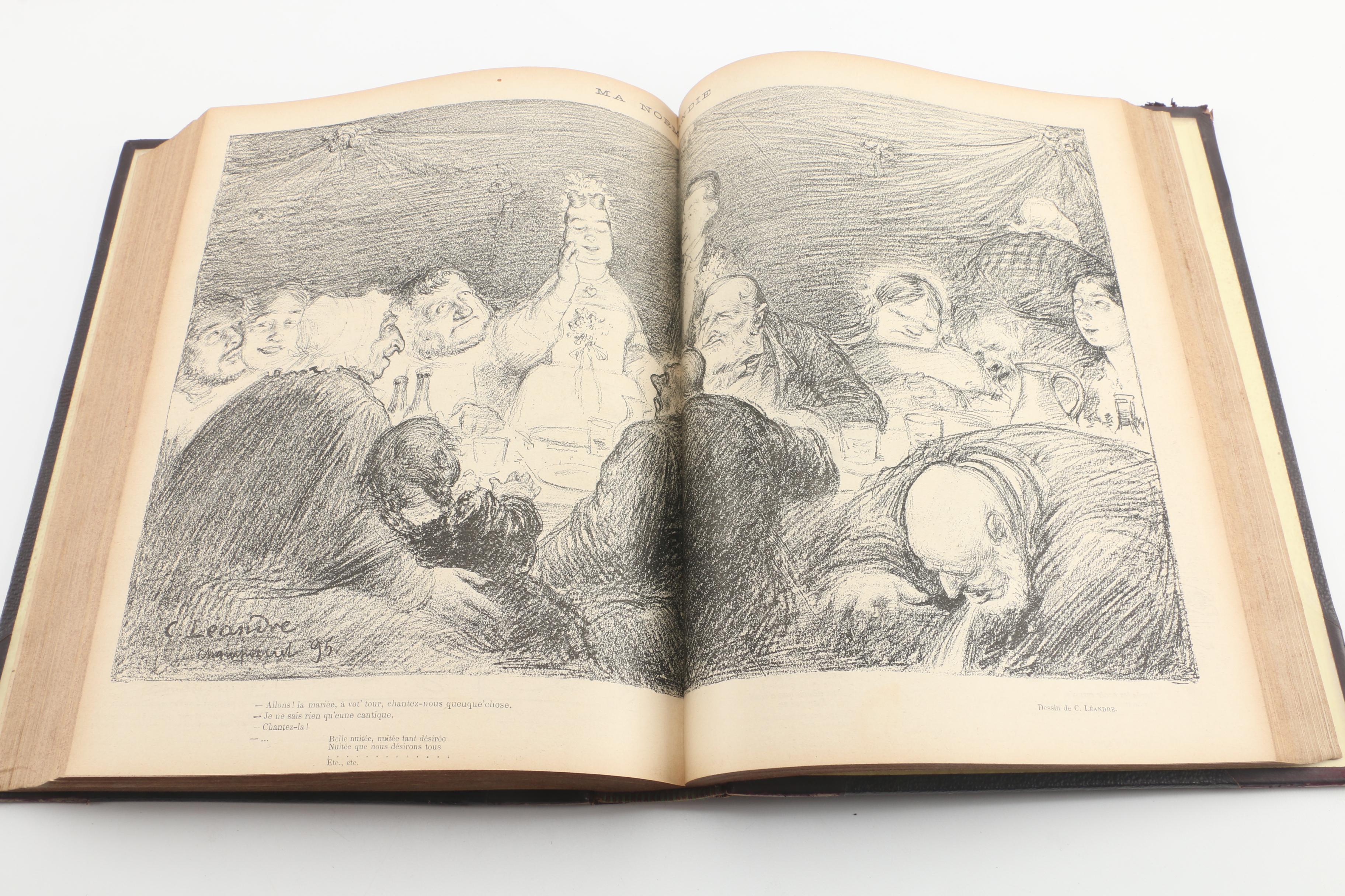 Antique Bound "Le Rire" French Magazine