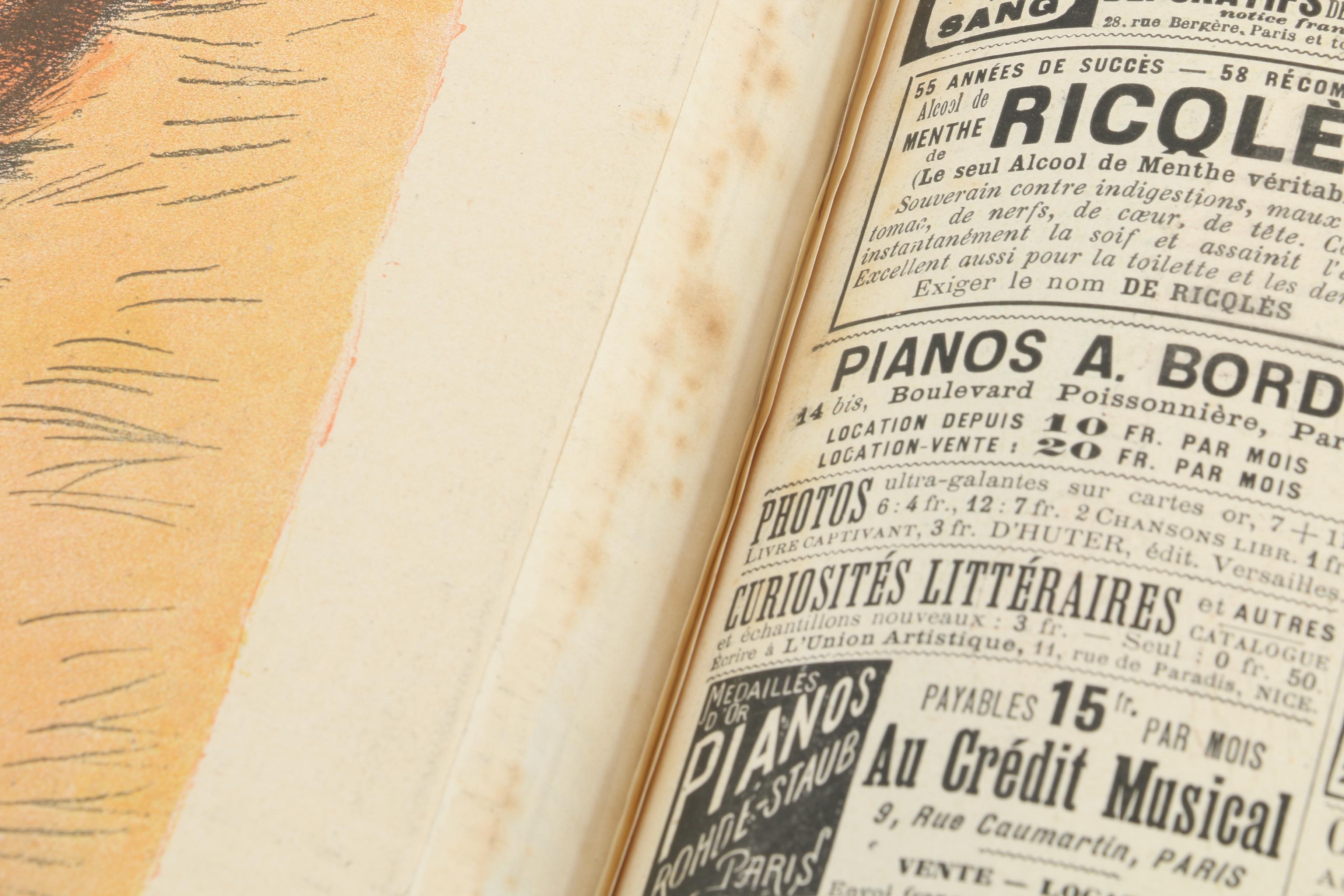 Antique Bound "Le Rire" French Magazine