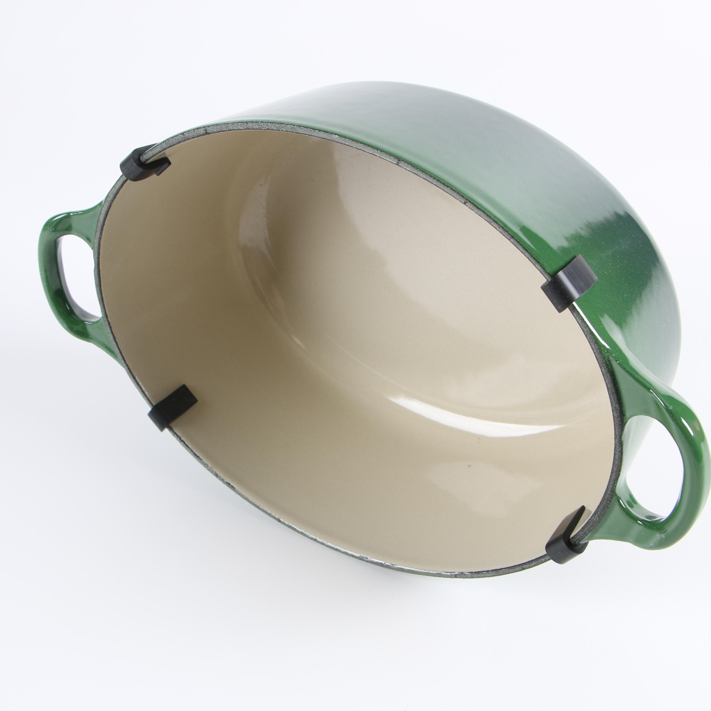 Le Creuset Dark Green Enameled Cast Iron Casserole Dish