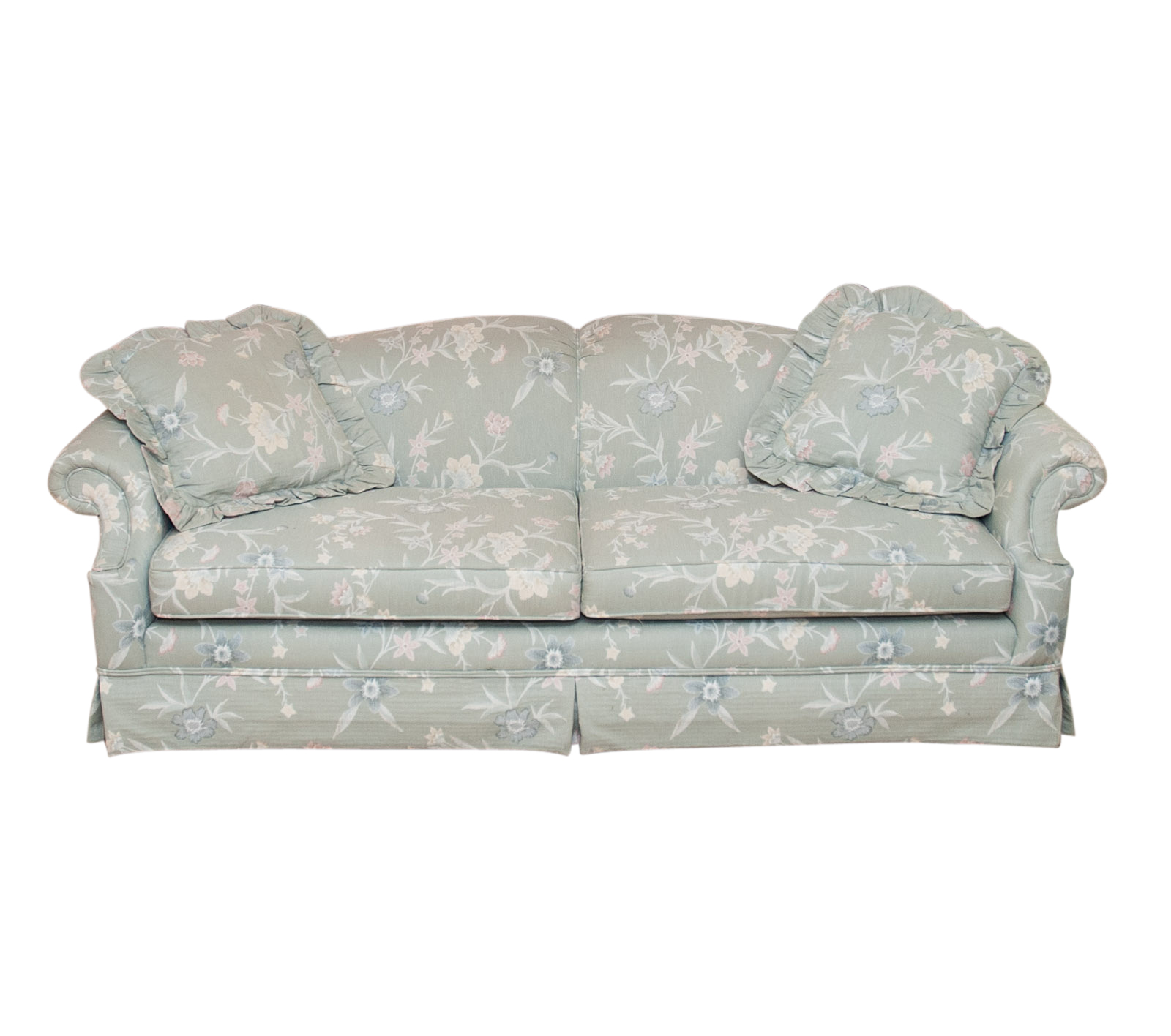 Floral Upholstered Sofa by Schweiger