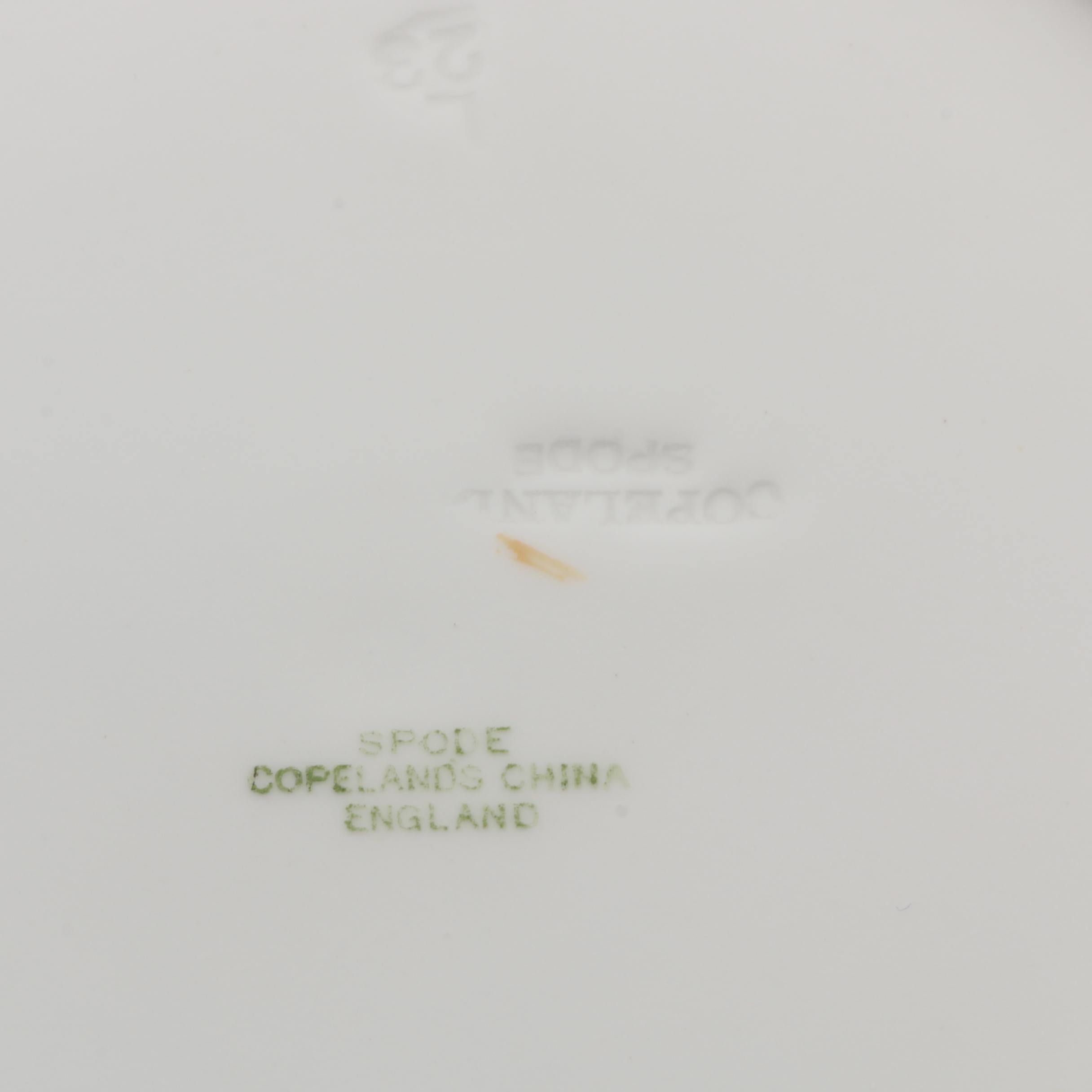 Spode "China Rose " Transferware Soup Rim Bowls