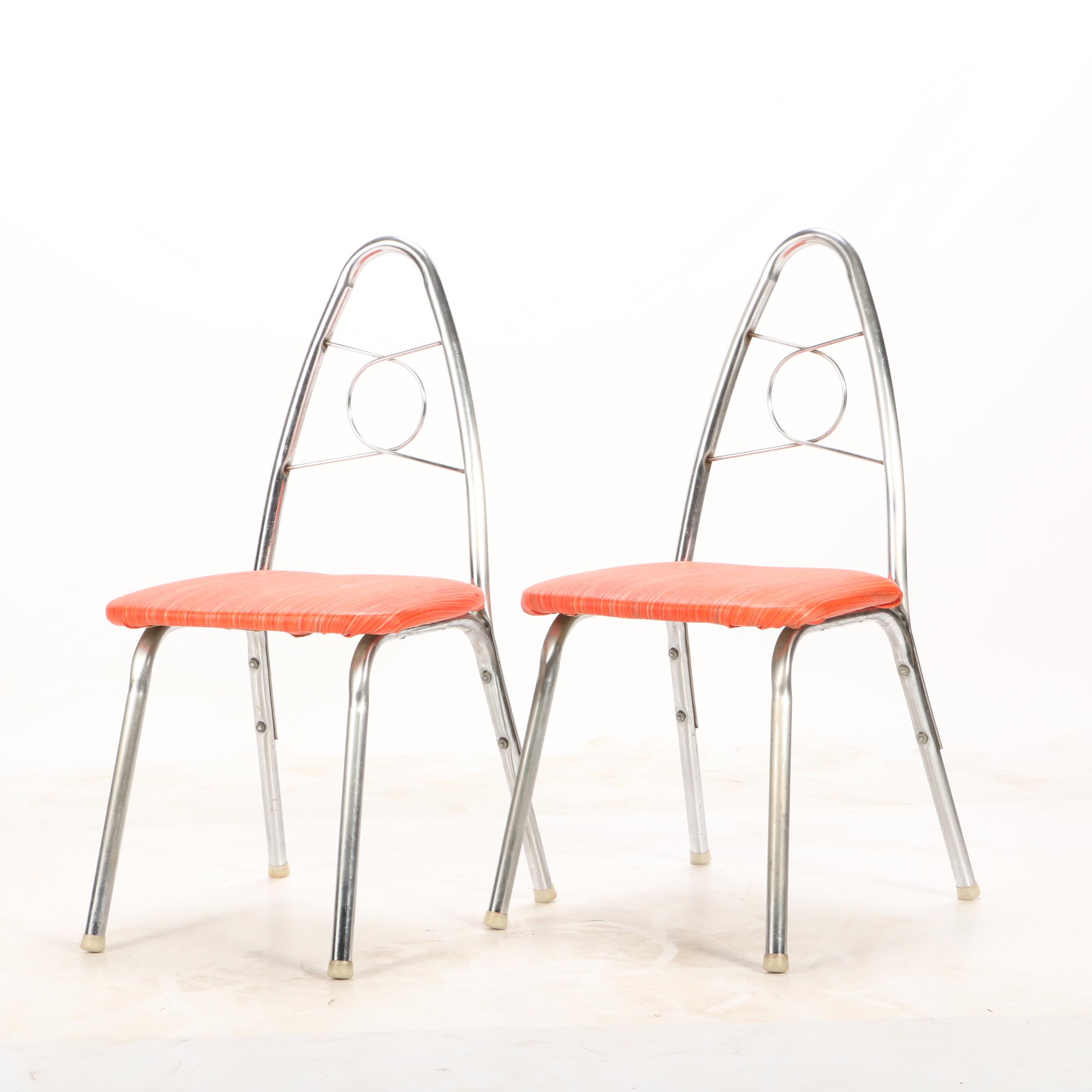 Pair of Mid Century Modern Children's Chairs