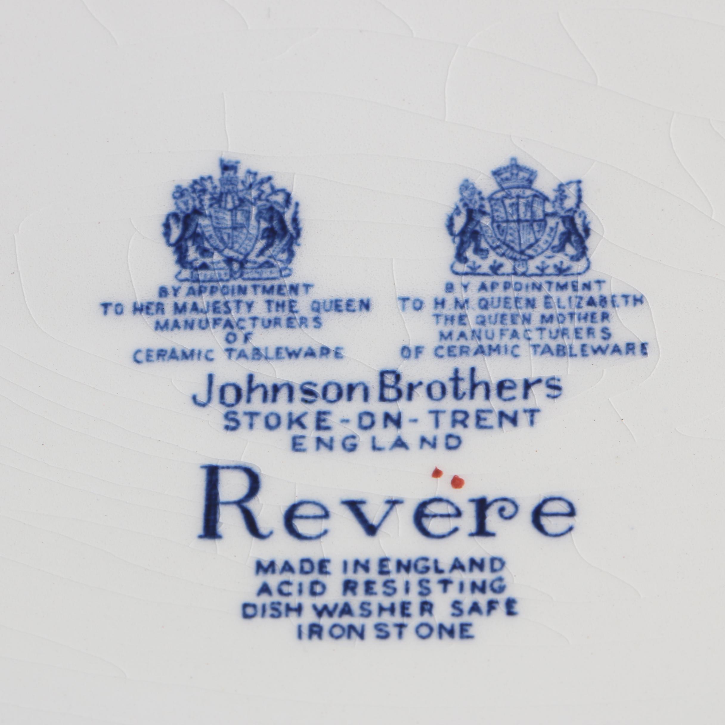Johnson Brothers "Revere" Ironstone Dinnerware