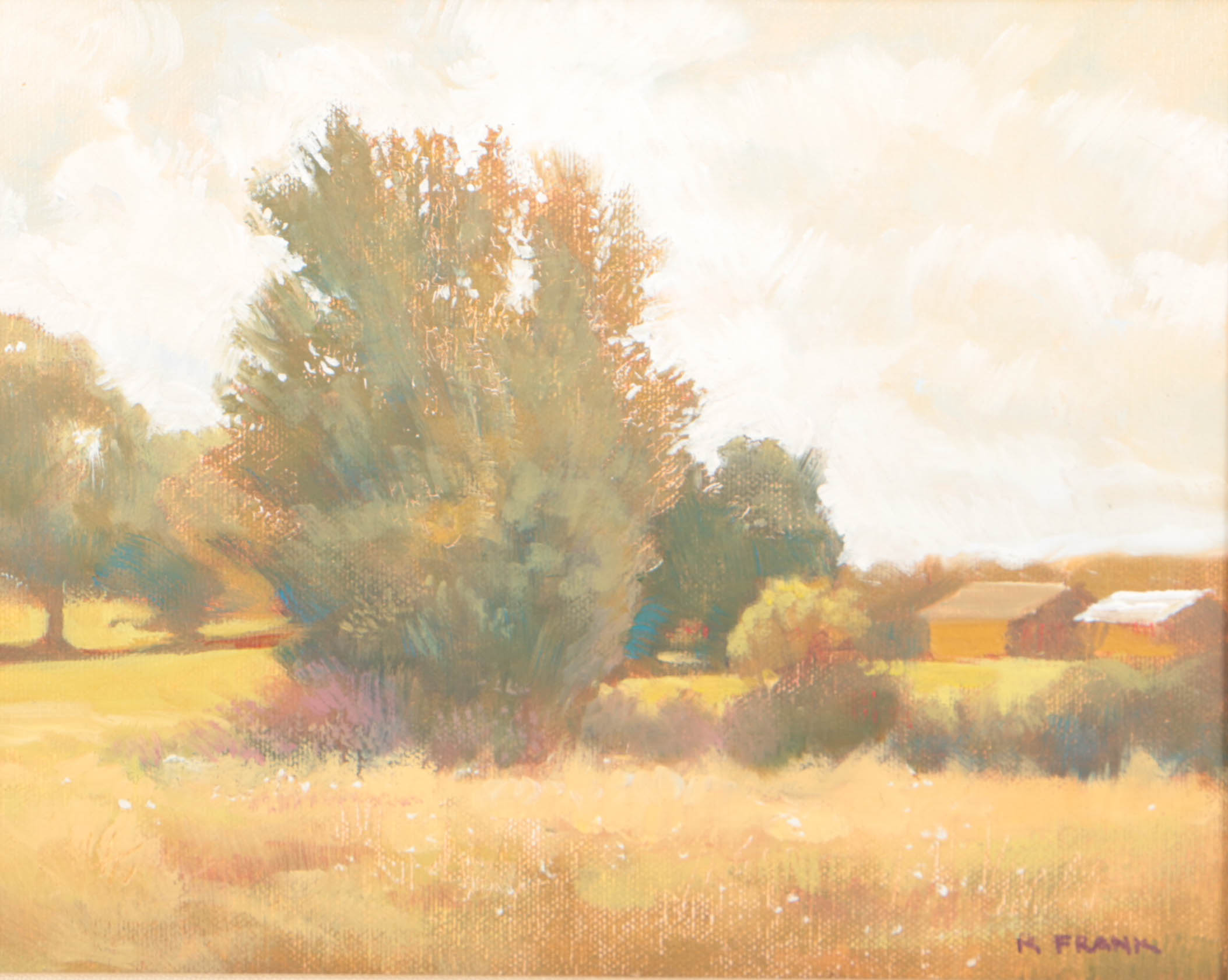 R. Frank 20th Century Oil Painting "Some Fine Day"
