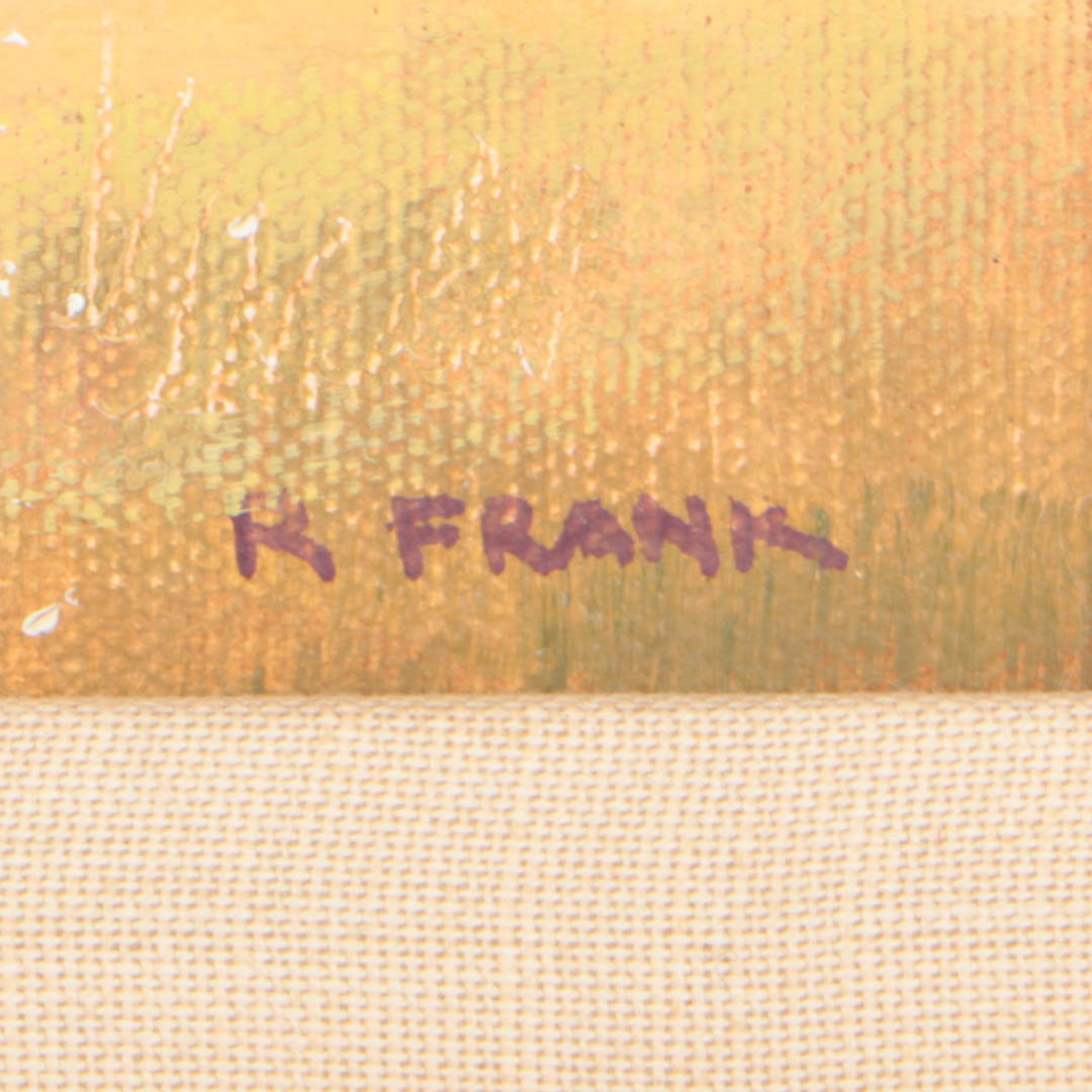 R. Frank 20th Century Oil Painting "Some Fine Day"