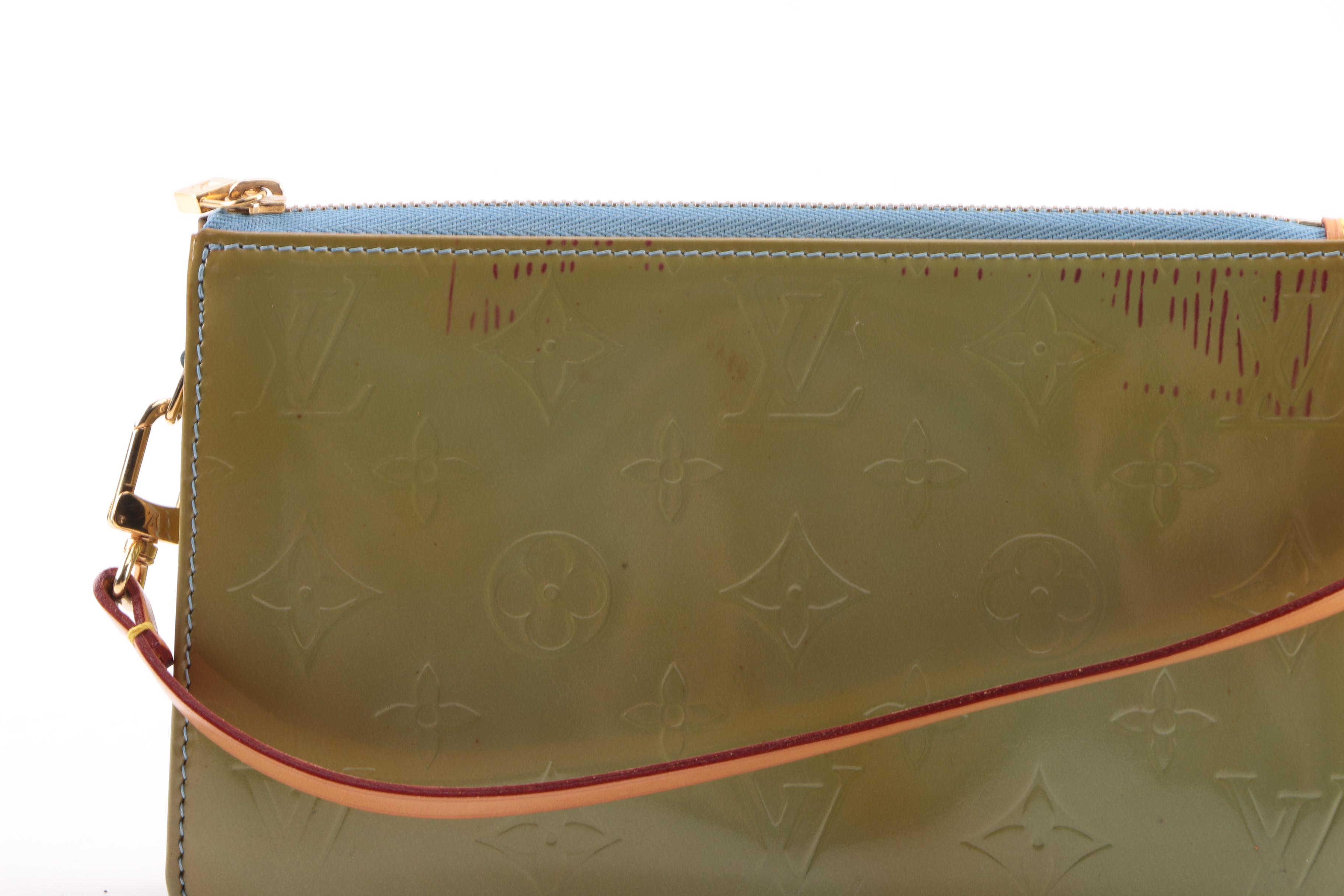 1999 Louis Vuitton of Paris Lime Green Vernis Leather Baguette