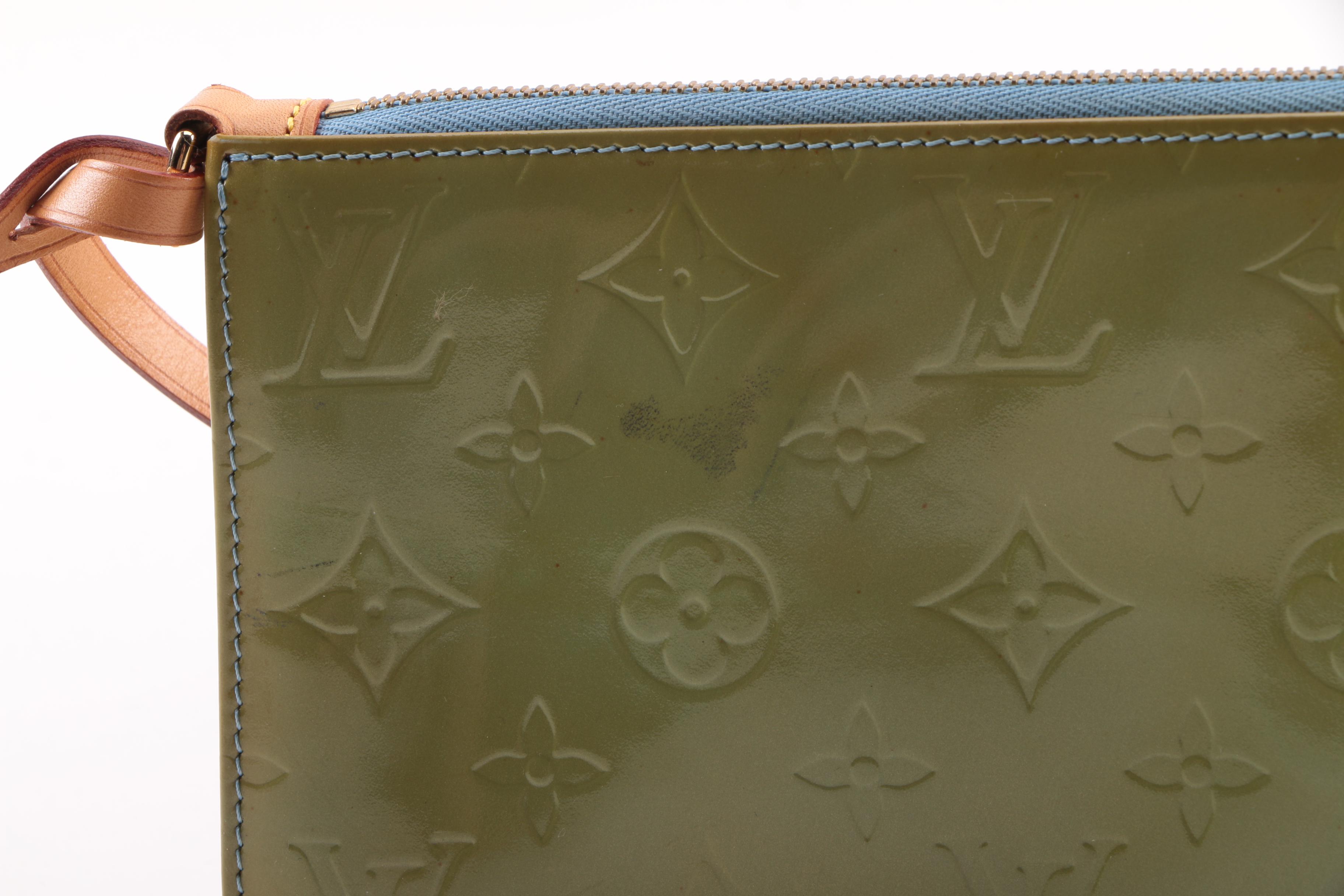 1999 Louis Vuitton of Paris Lime Green Vernis Leather Baguette