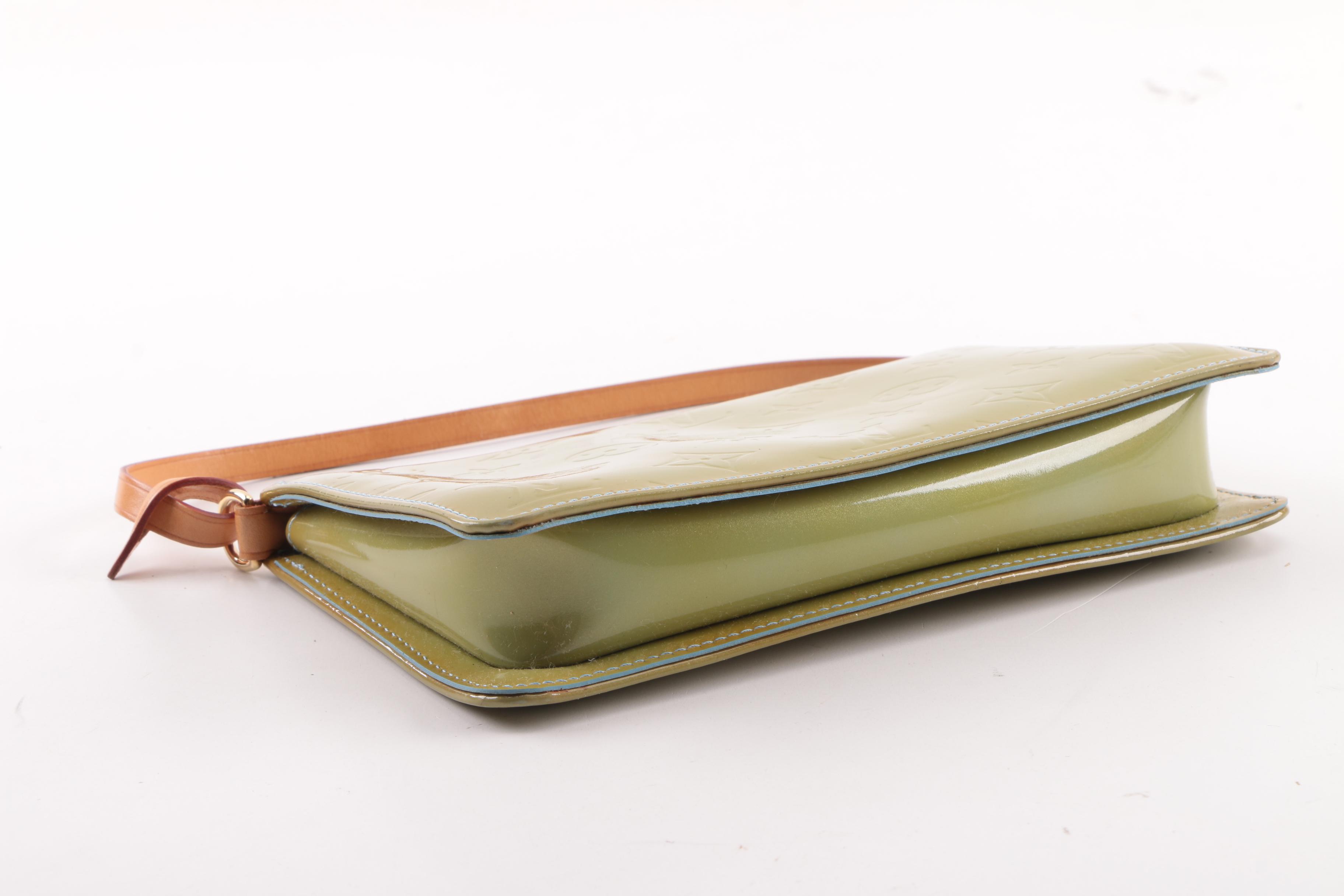 1999 Louis Vuitton of Paris Lime Green Vernis Leather Baguette