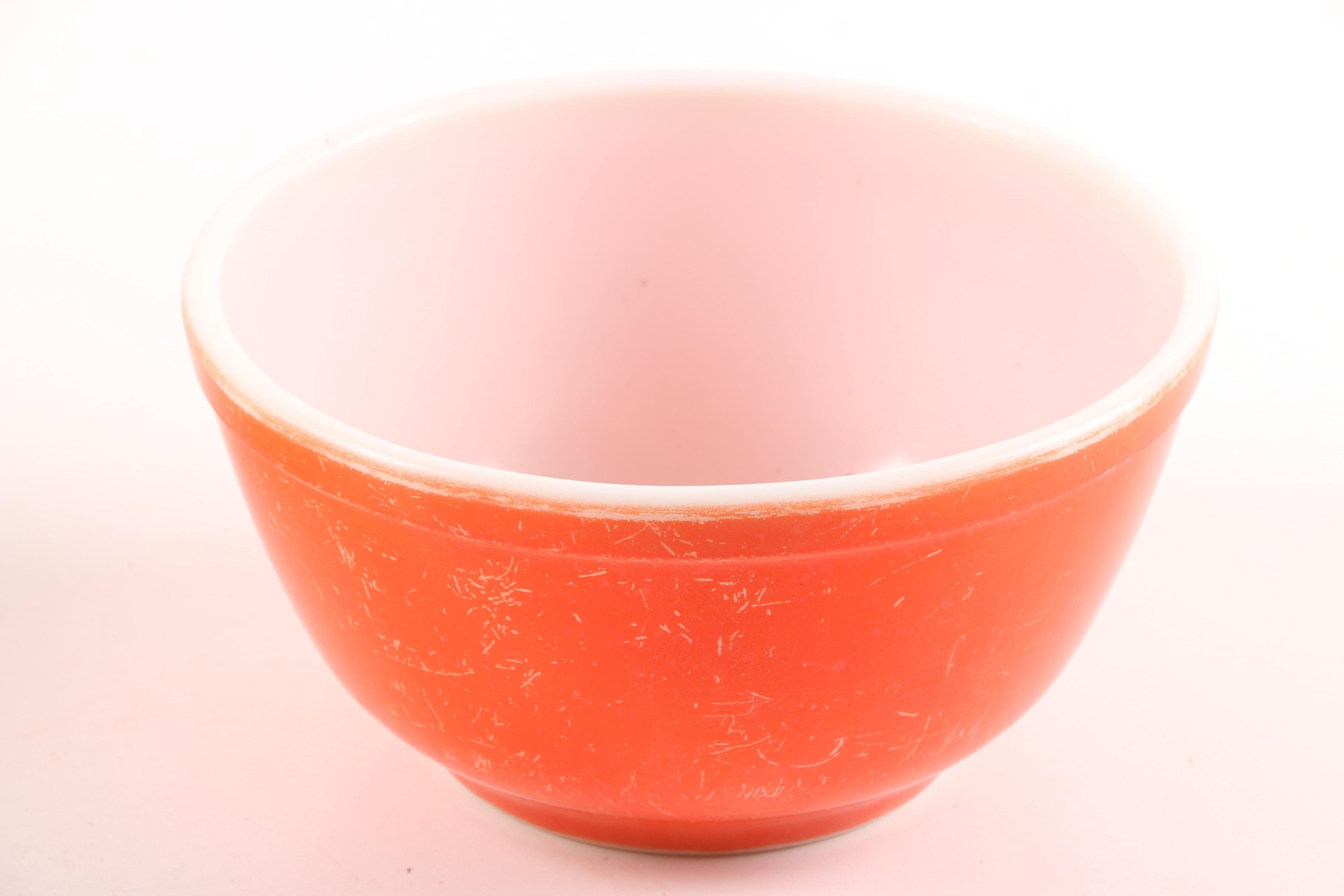 Vintage Pyrex "Primary Colors" Nesting Bowls c. 1945-1949