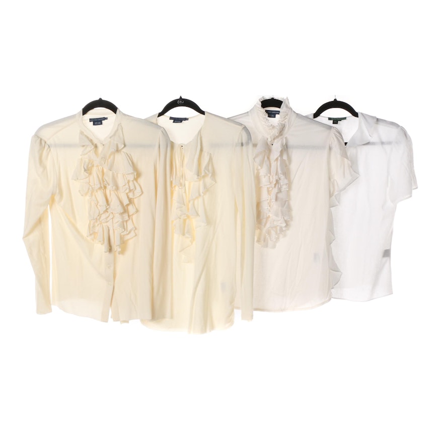 Ralph Lauren Brand Ruffled Blouses