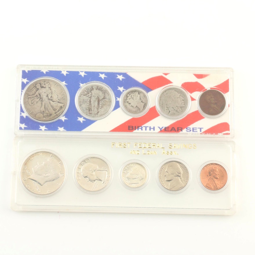 1928 and 1964 Coin Sets