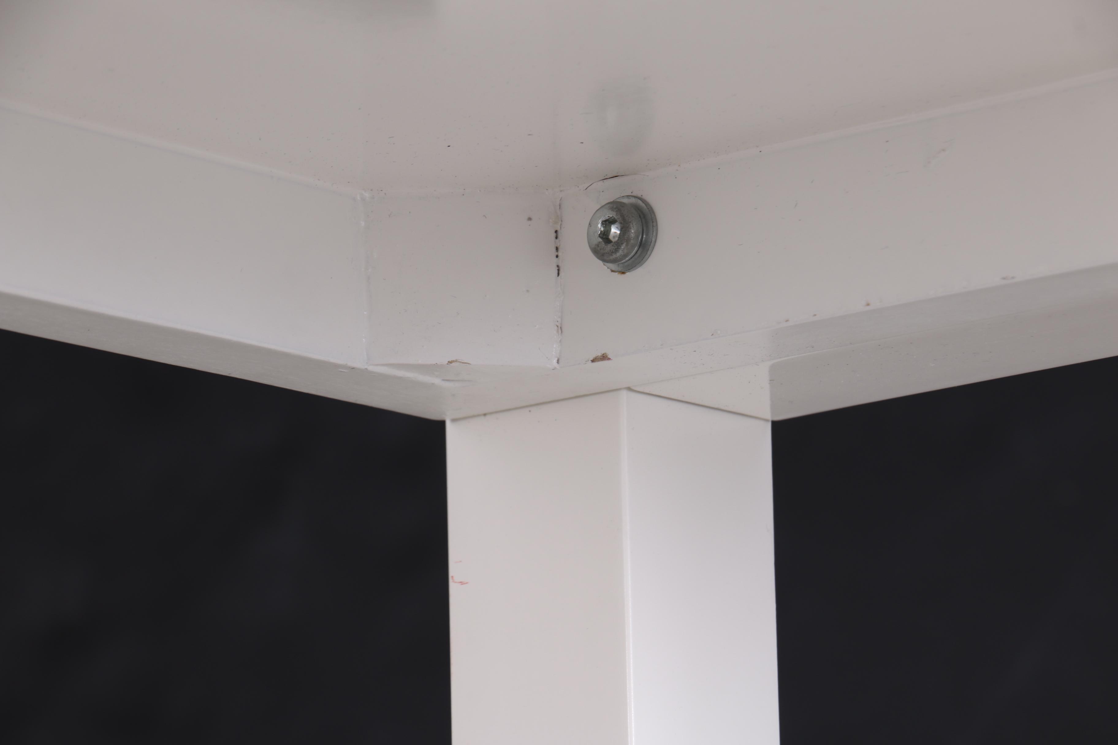 Pair of West Elm White-Lacquered "Parsons Tower" Étagère Bookcases