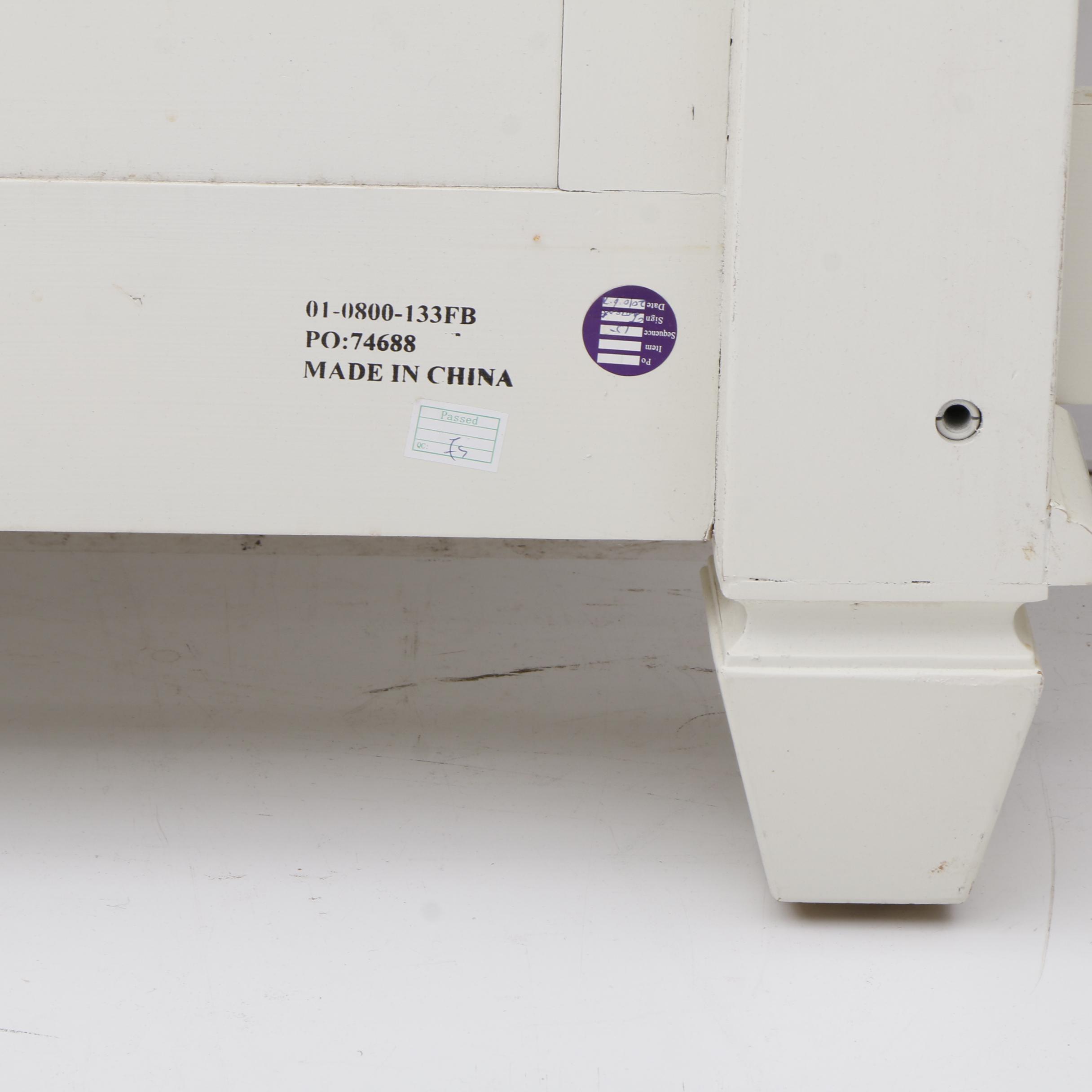 White Queen Bed Frame by Lexington Furniture