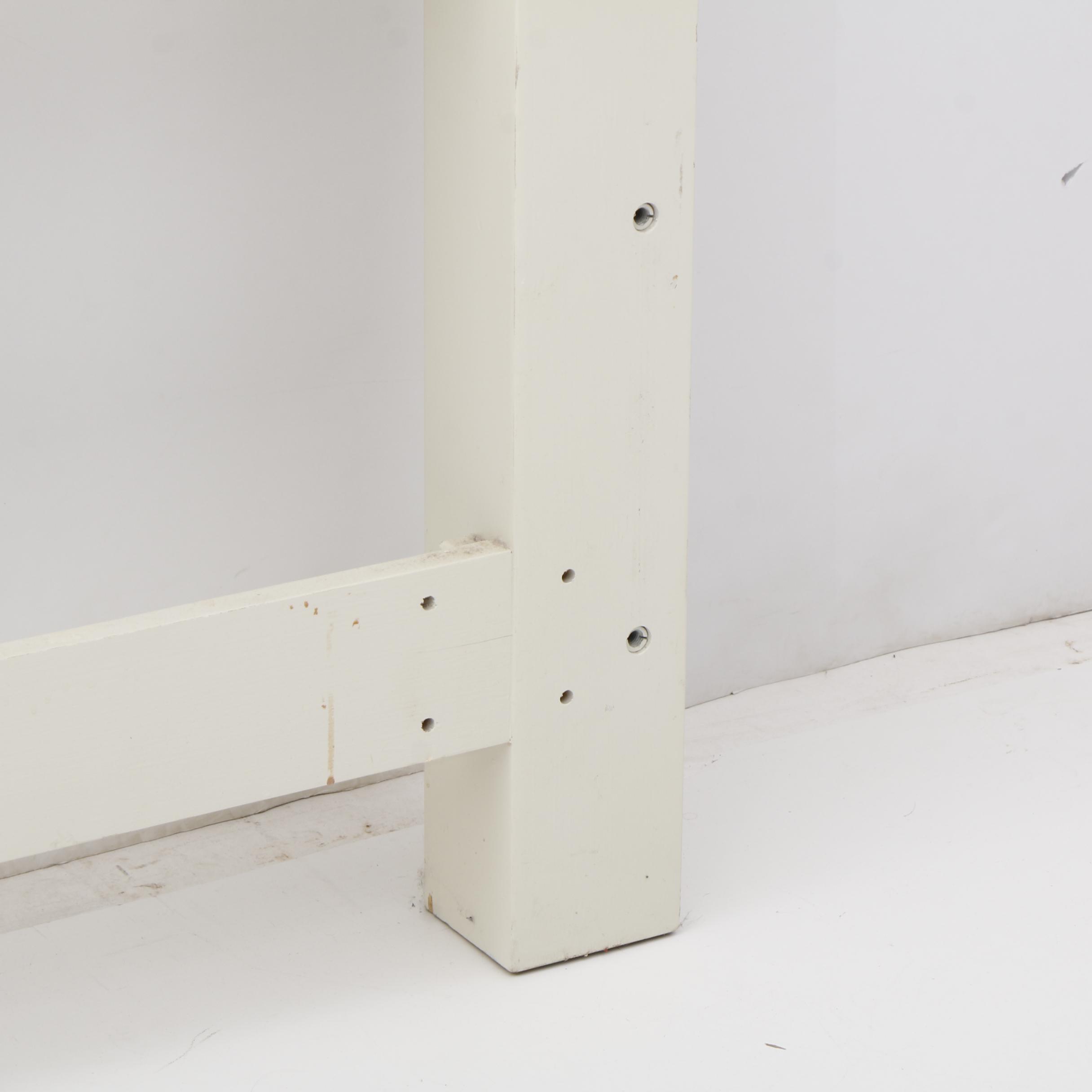 White Queen Bed Frame by Lexington Furniture